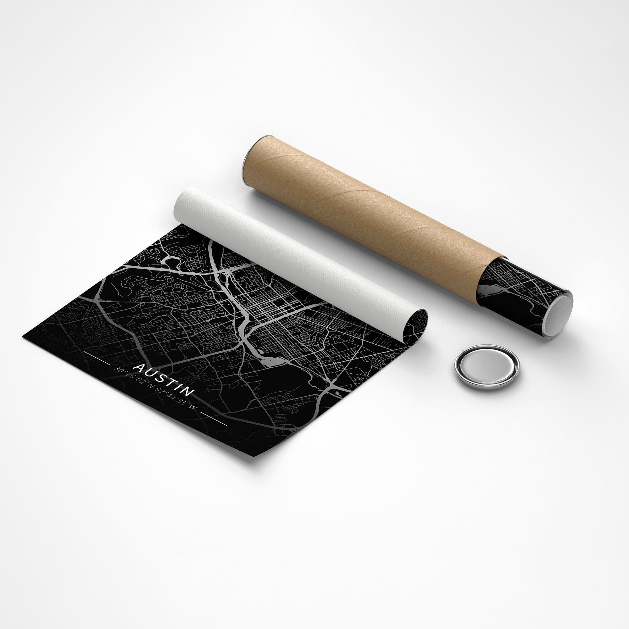 Austin City Map Canvas