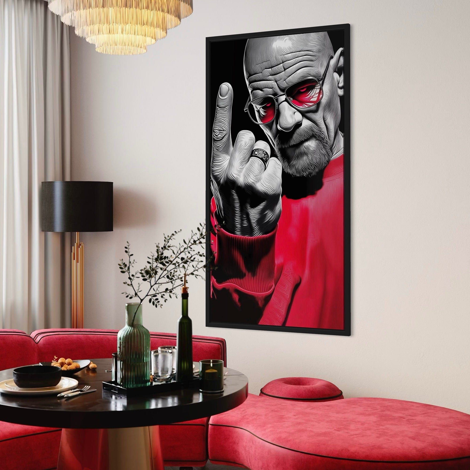 Breaking Bad – I’m the One Who Knocks Canvas Wall Art