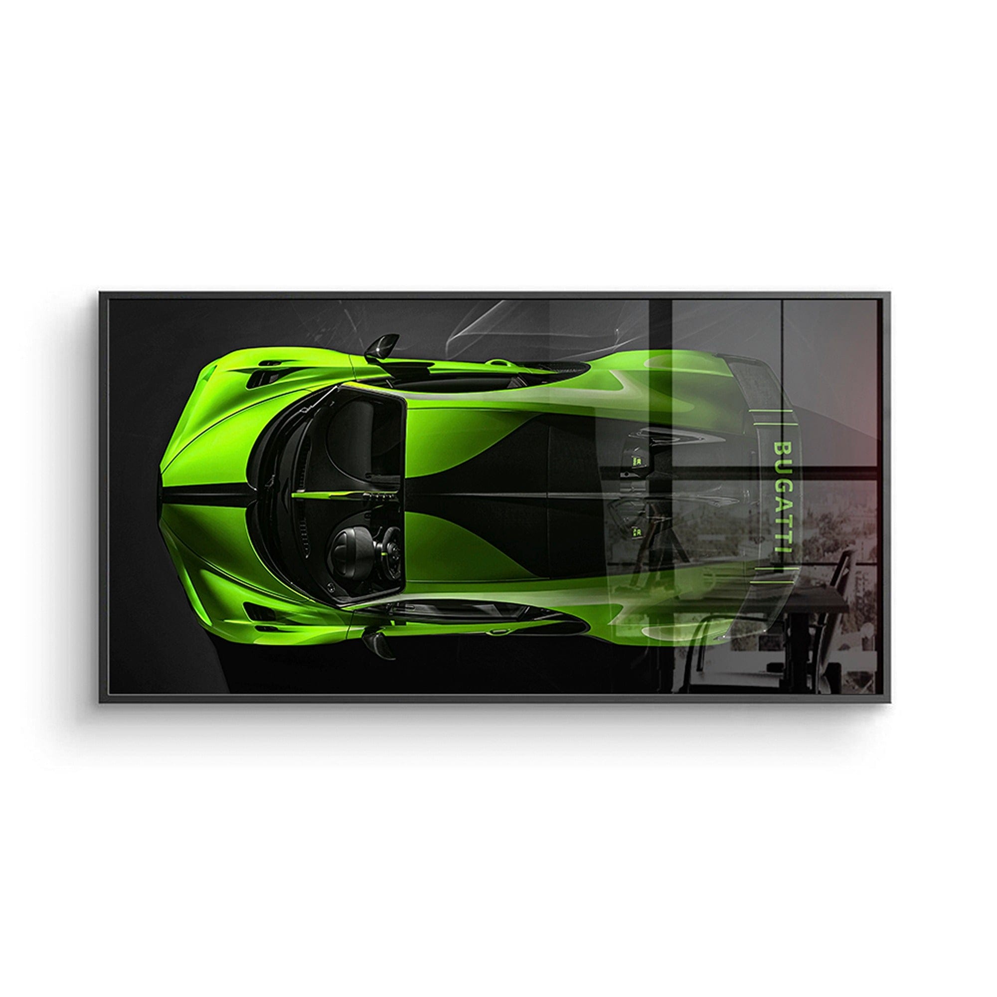 Bugatti Green - Canvas Wall Art Print