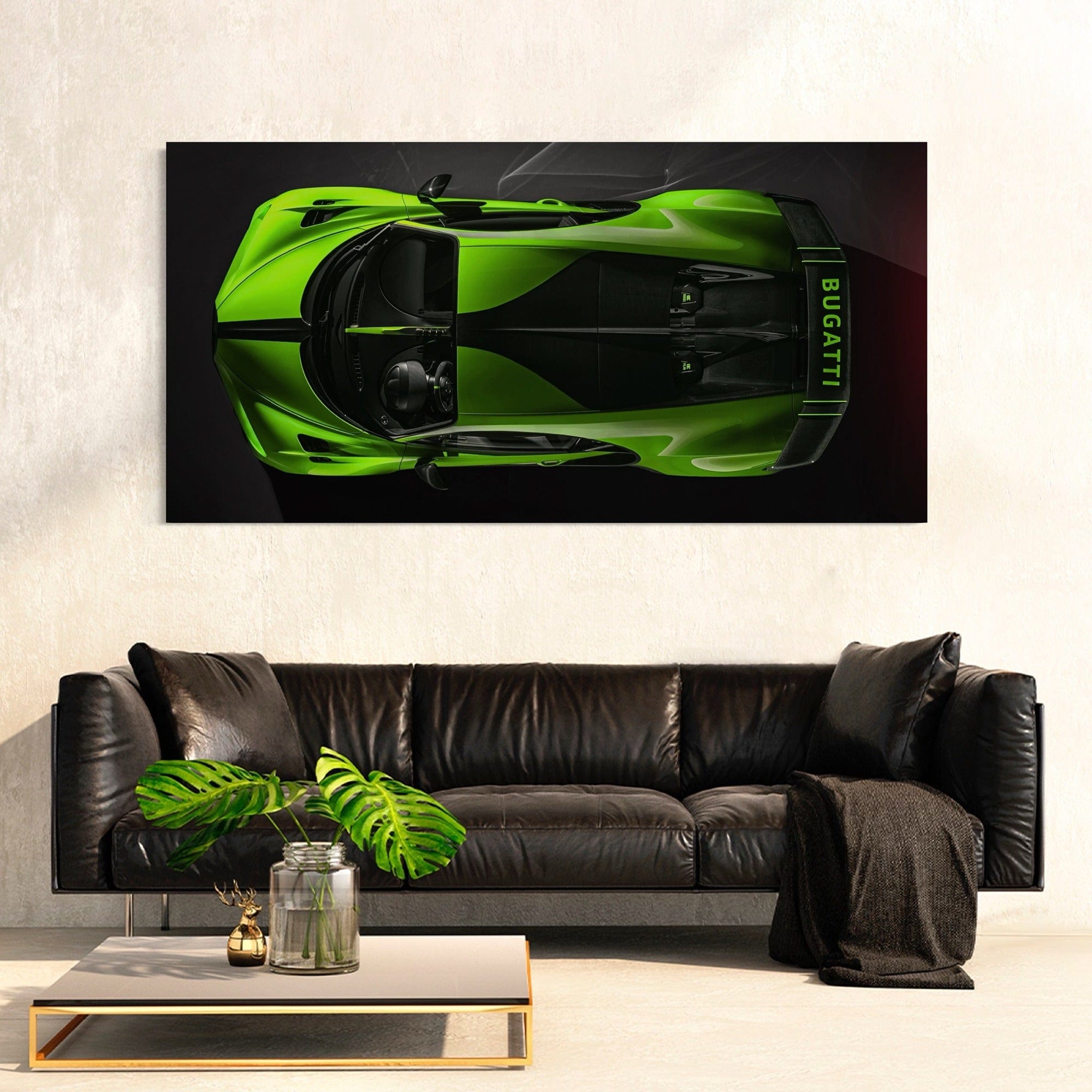 Bugatti Green - Canvas Wall Art Print
