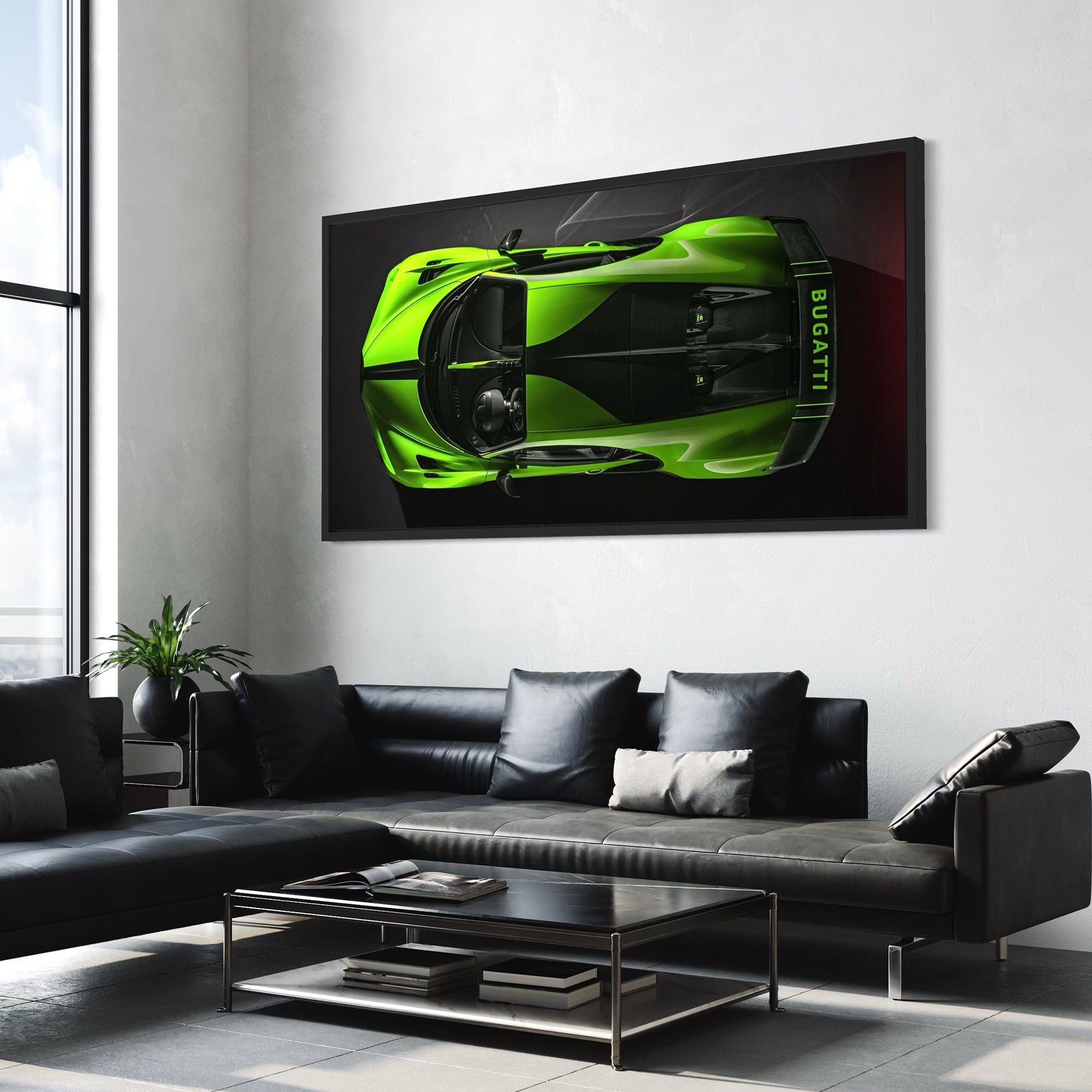 Bugatti Green - Canvas Wall Art Print