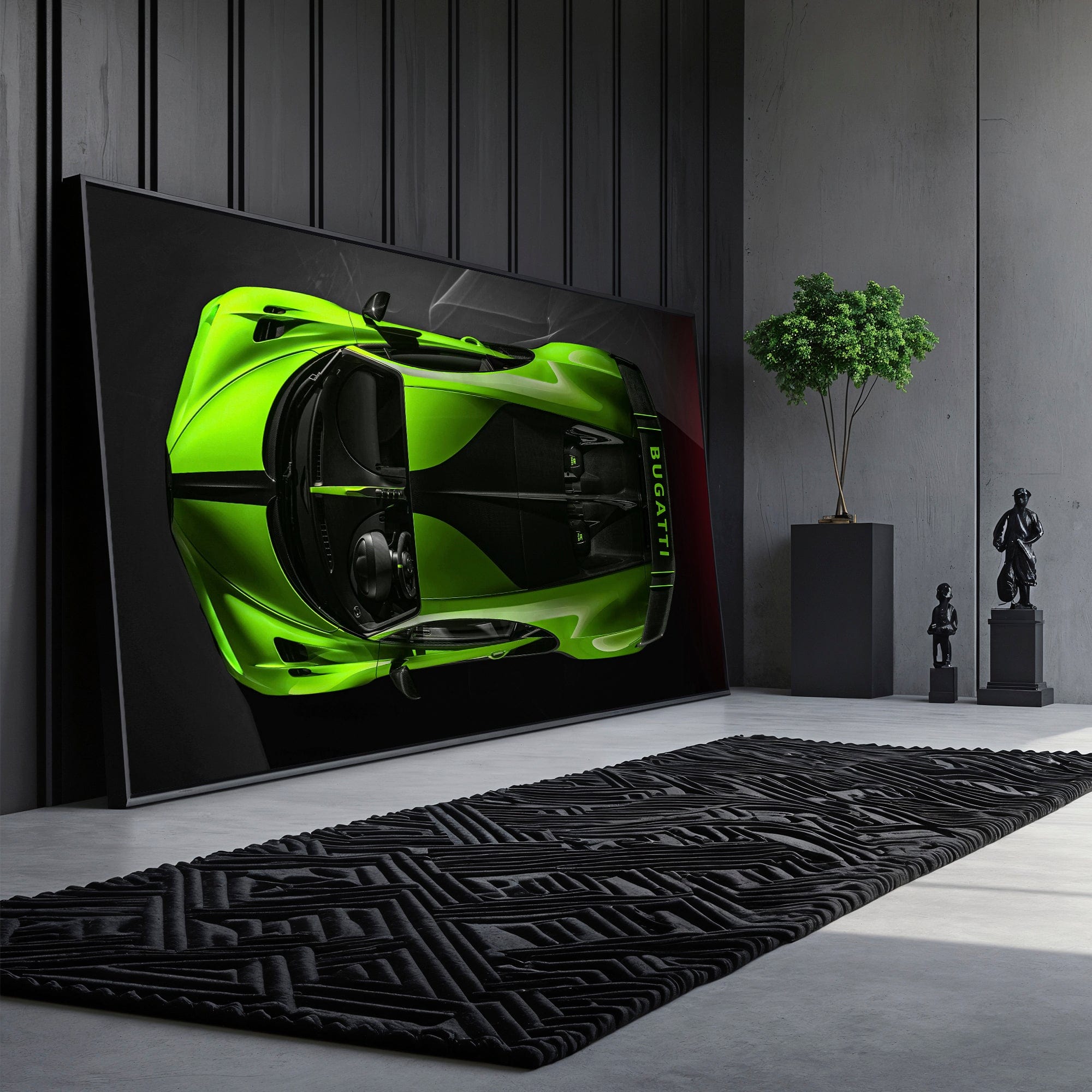 Bugatti Green - Canvas Wall Art Print