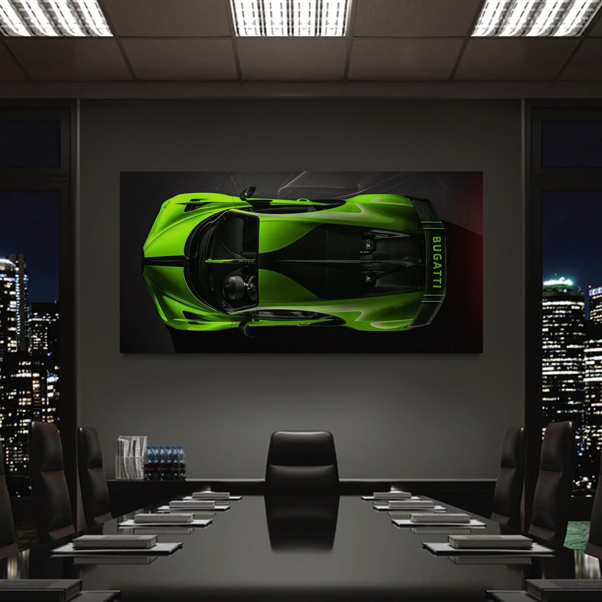 Bugatti Green - Canvas Wall Art Print