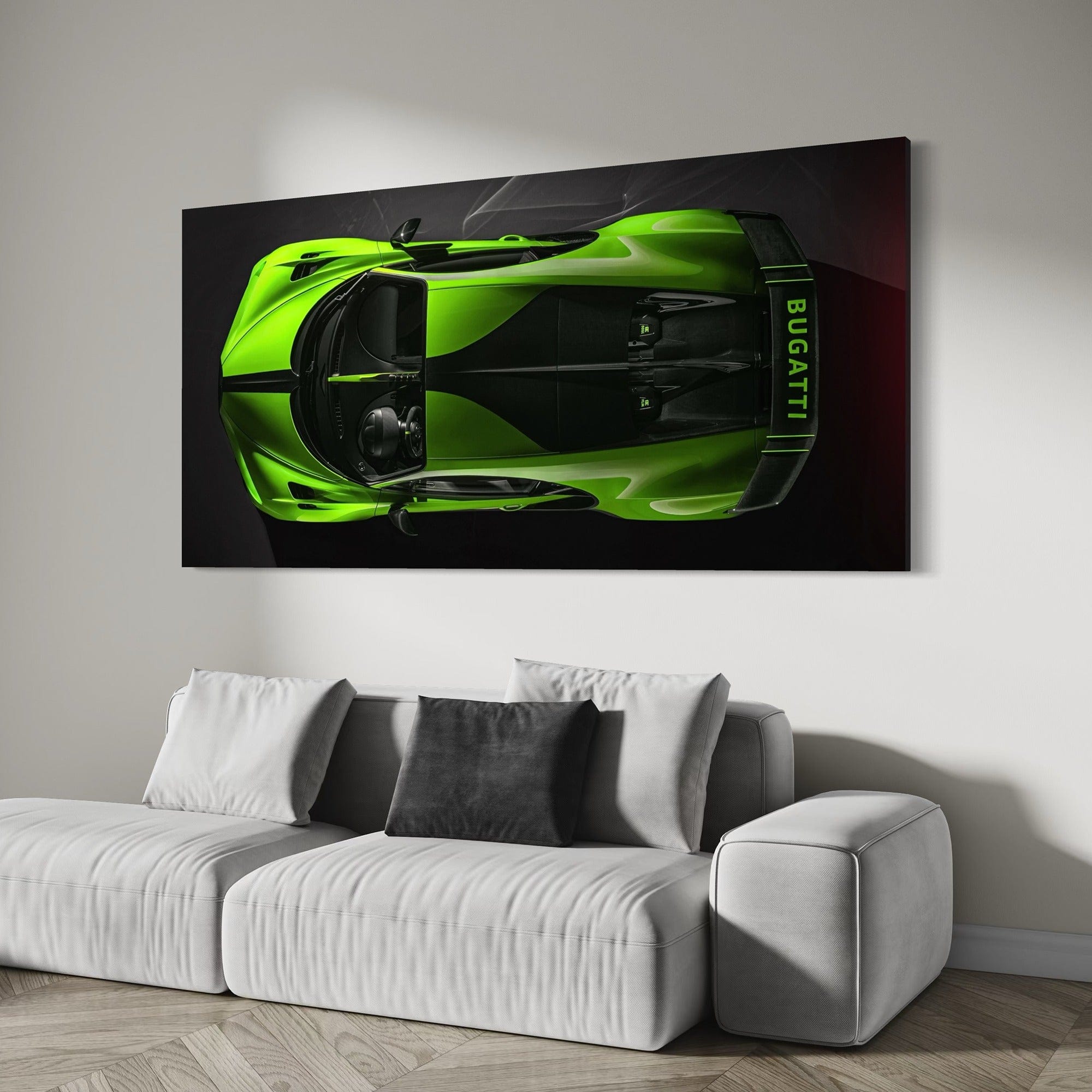 Bugatti Green - Canvas Wall Art Print