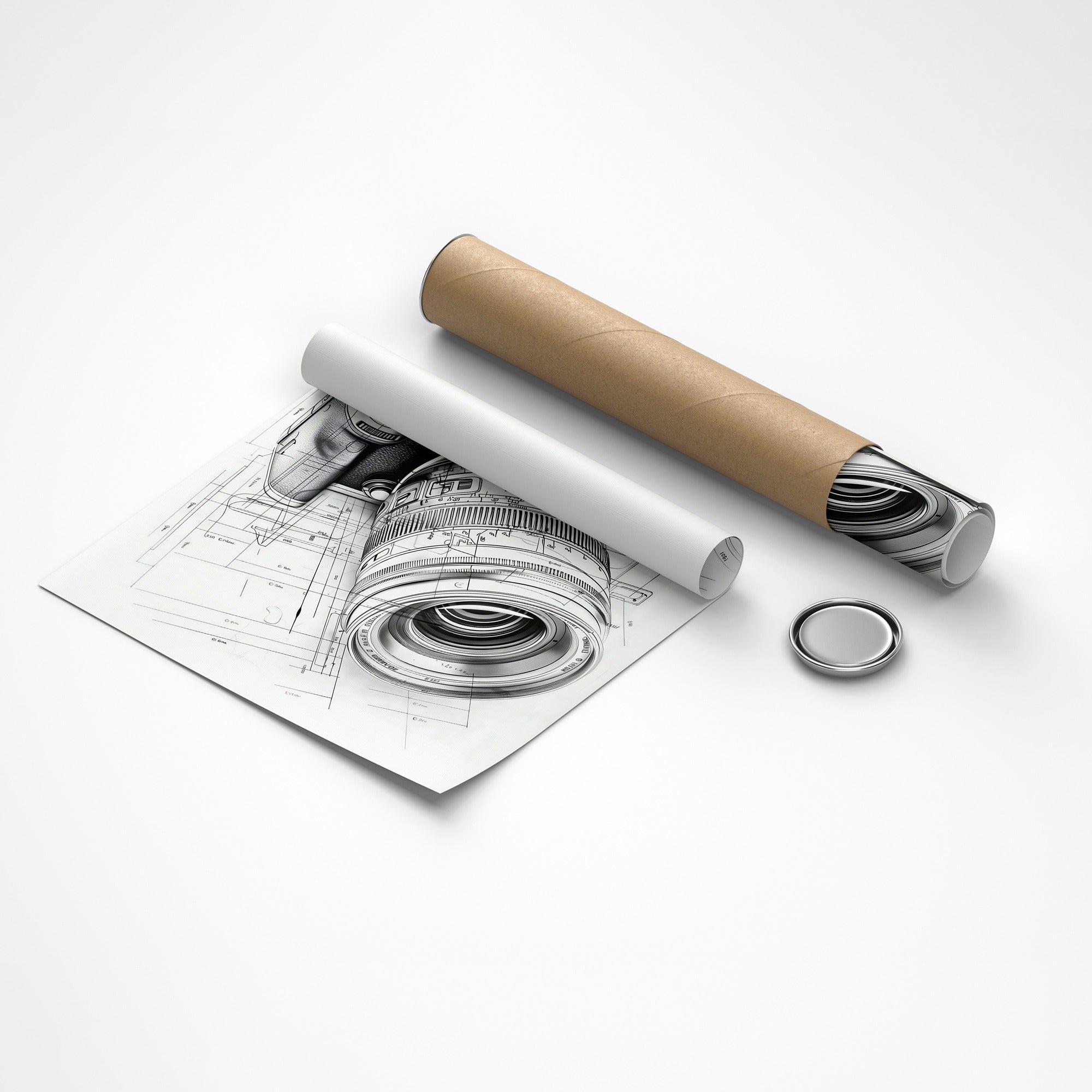 Canon Vision – Technical Sketch Canvas Wall Art