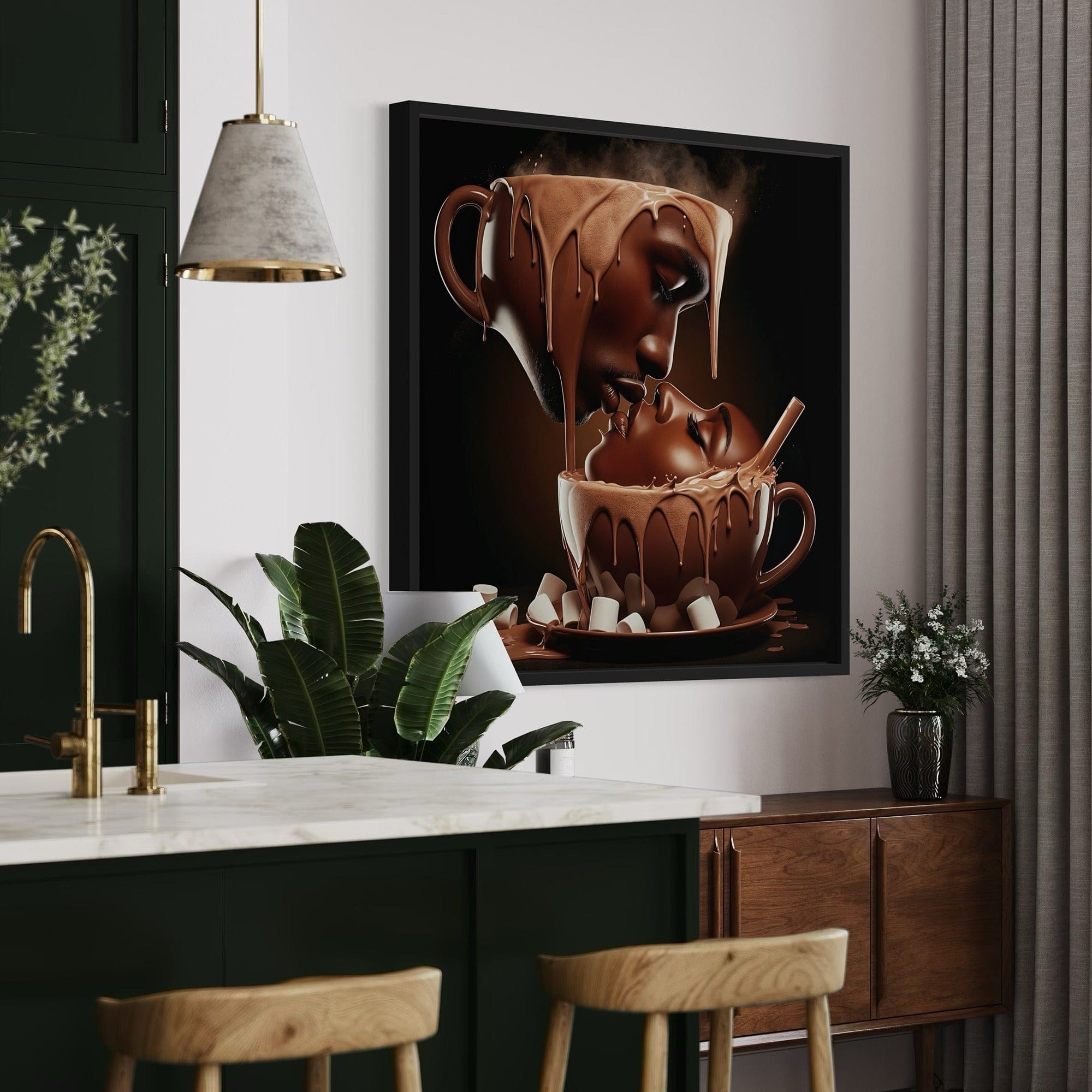 Canvas4Walls exclusive chocolate coffee statement canvas artwork