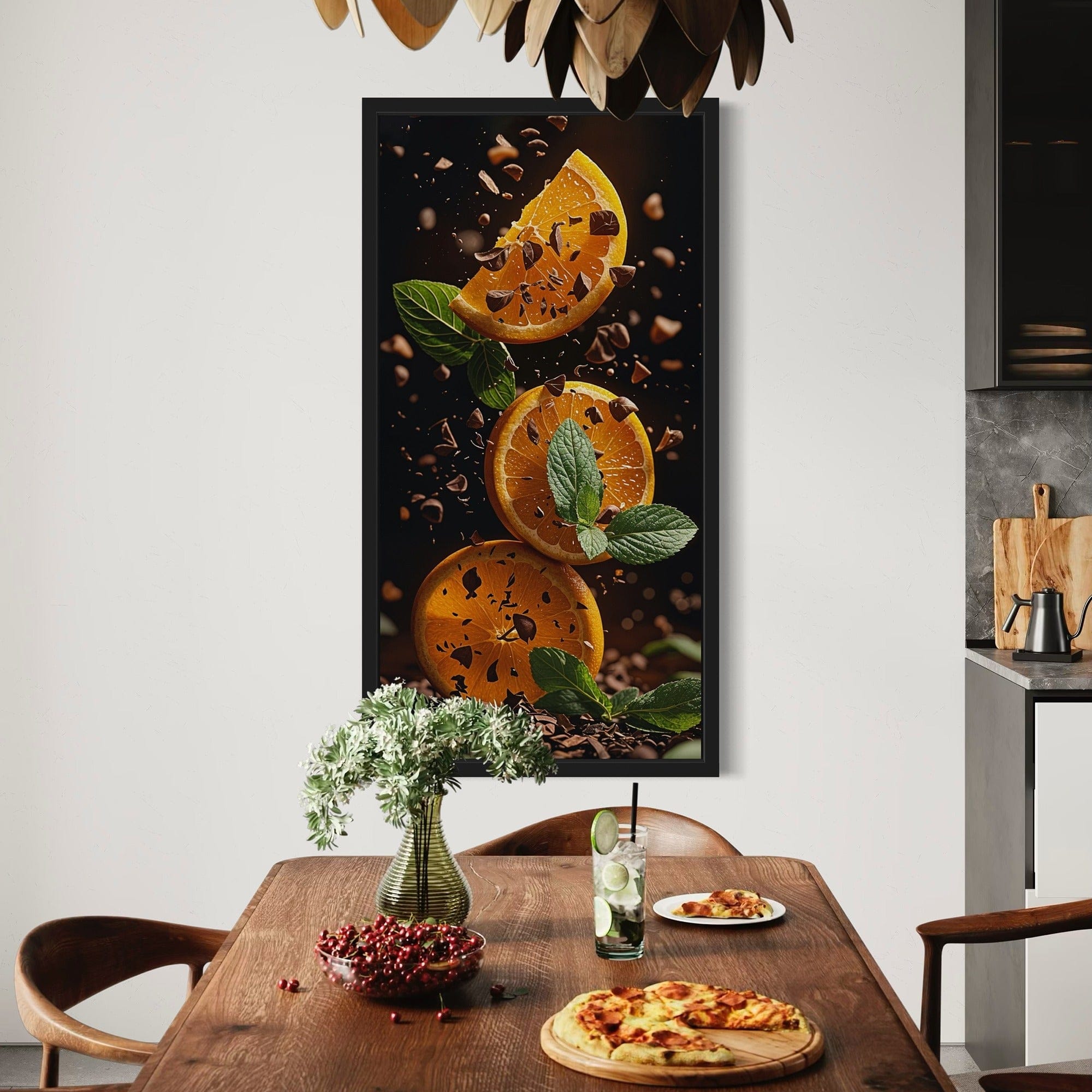 dining room canvas print