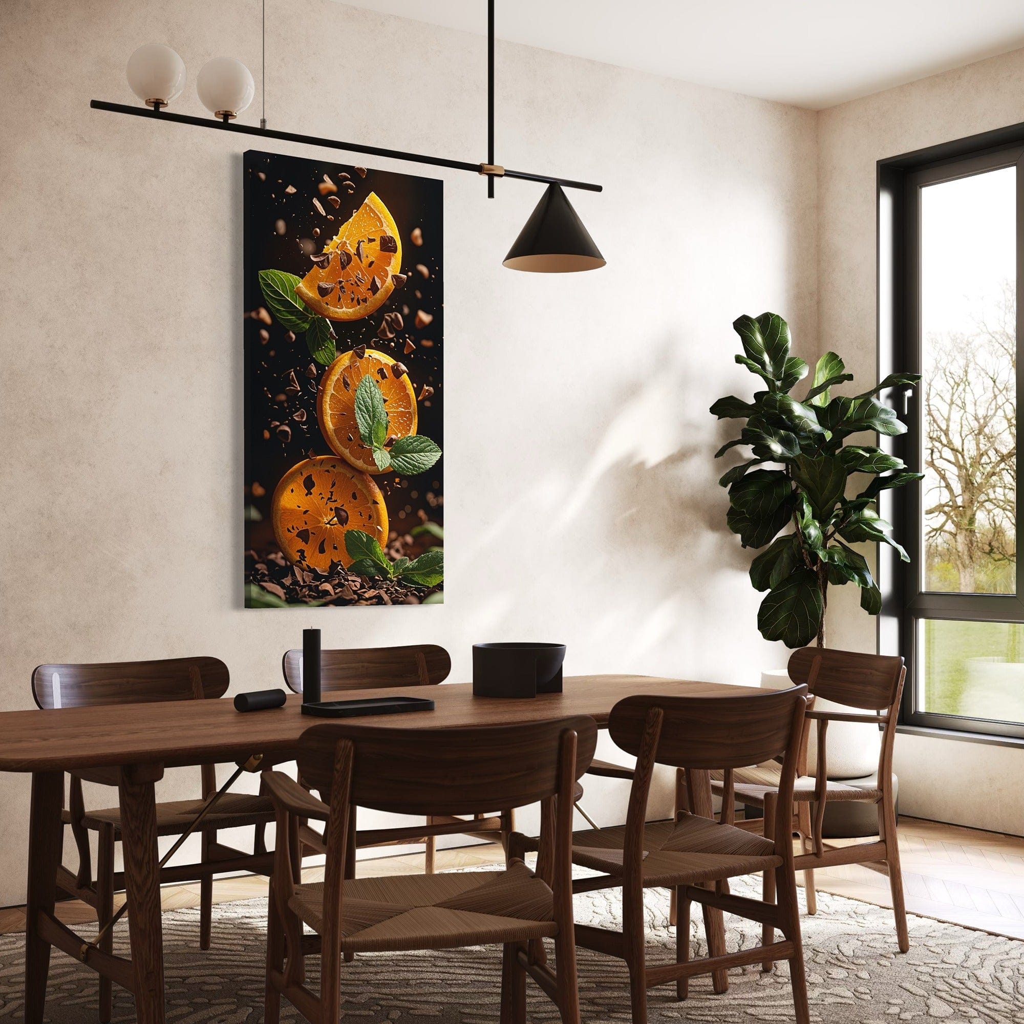 chocolate shards art print