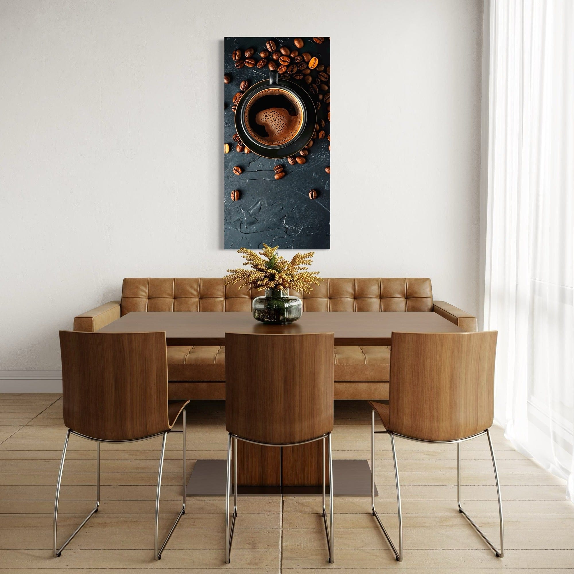 Modern coffee canvas for cafe interior