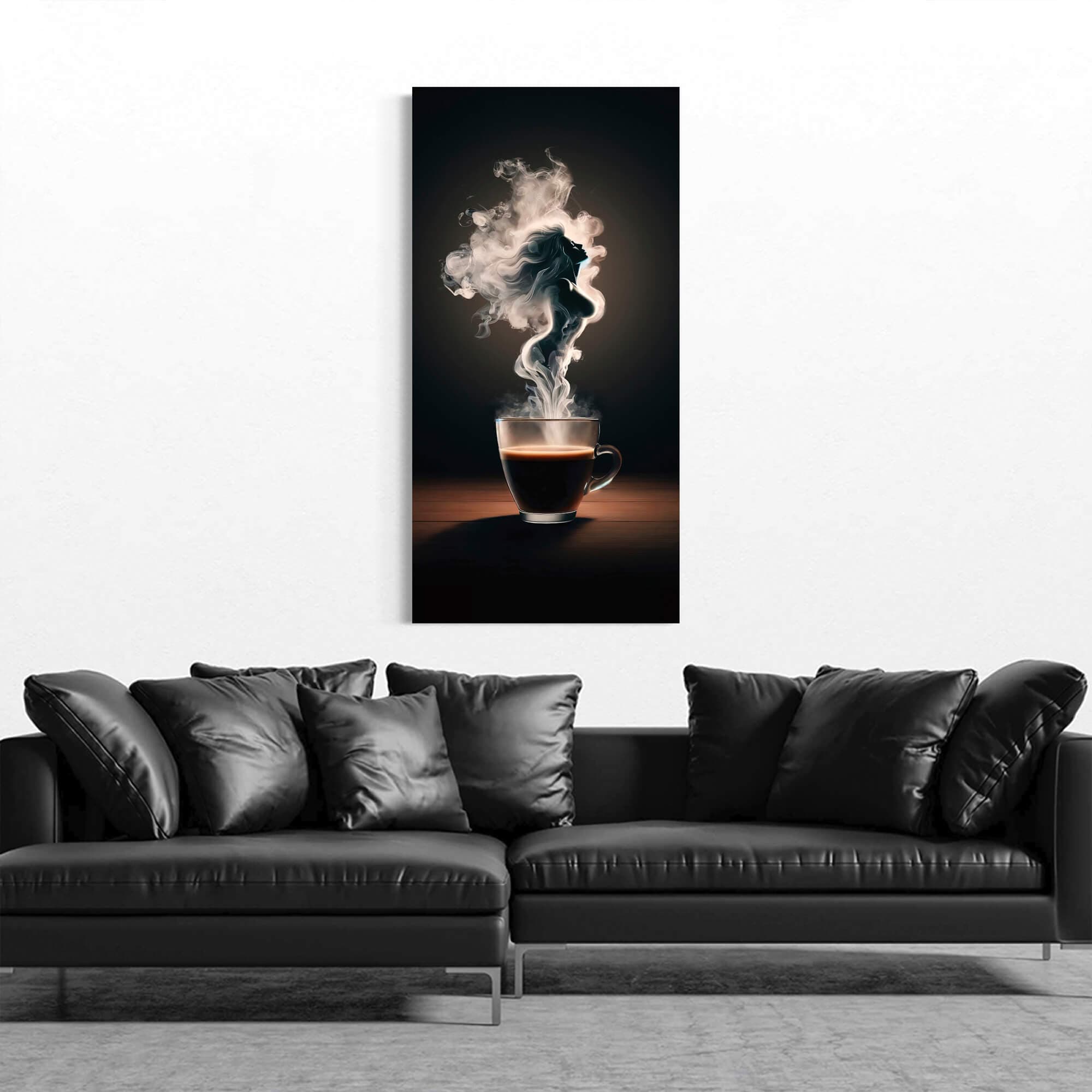 Contemporary coffee wall picture for café interior