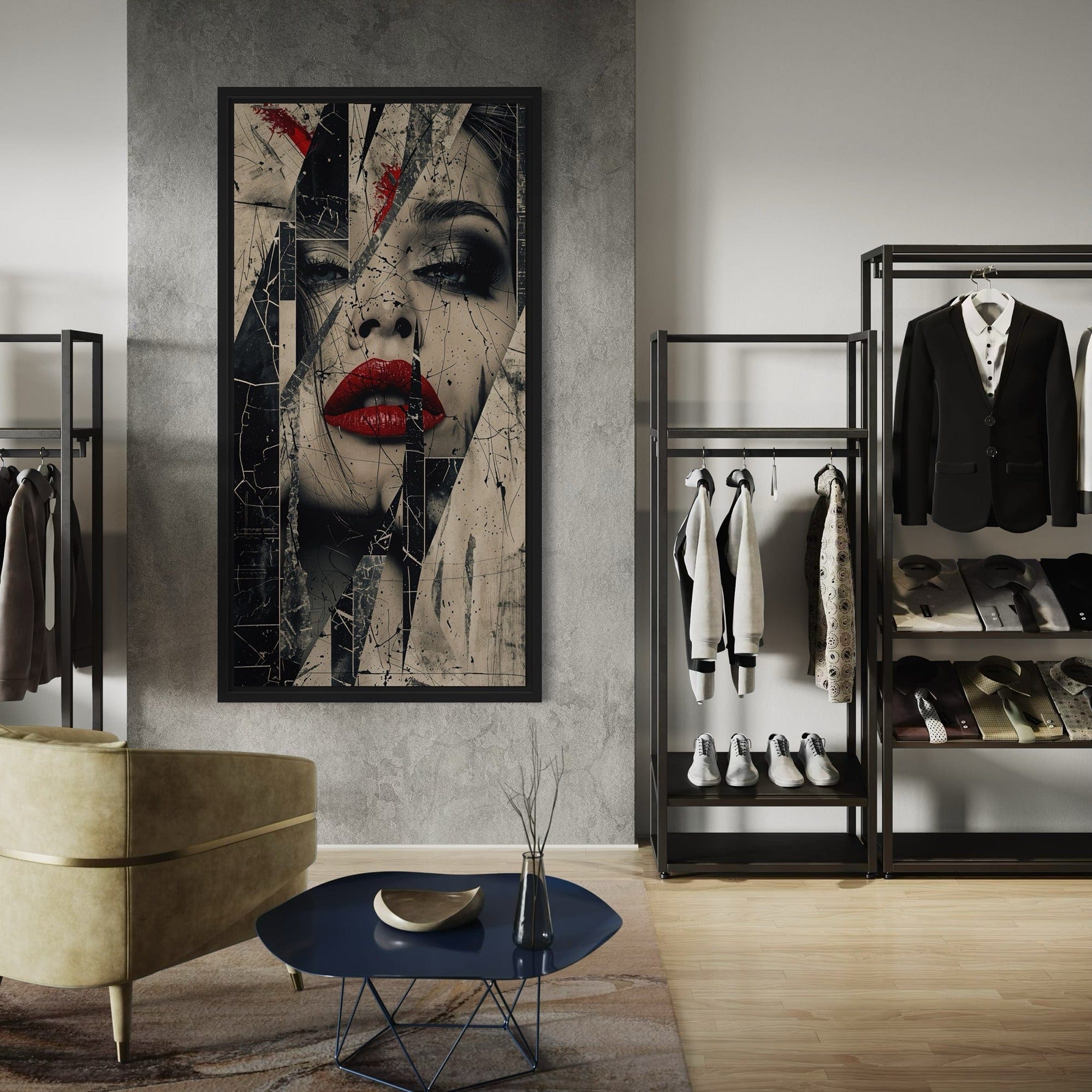 Cracked Elegance Canvas