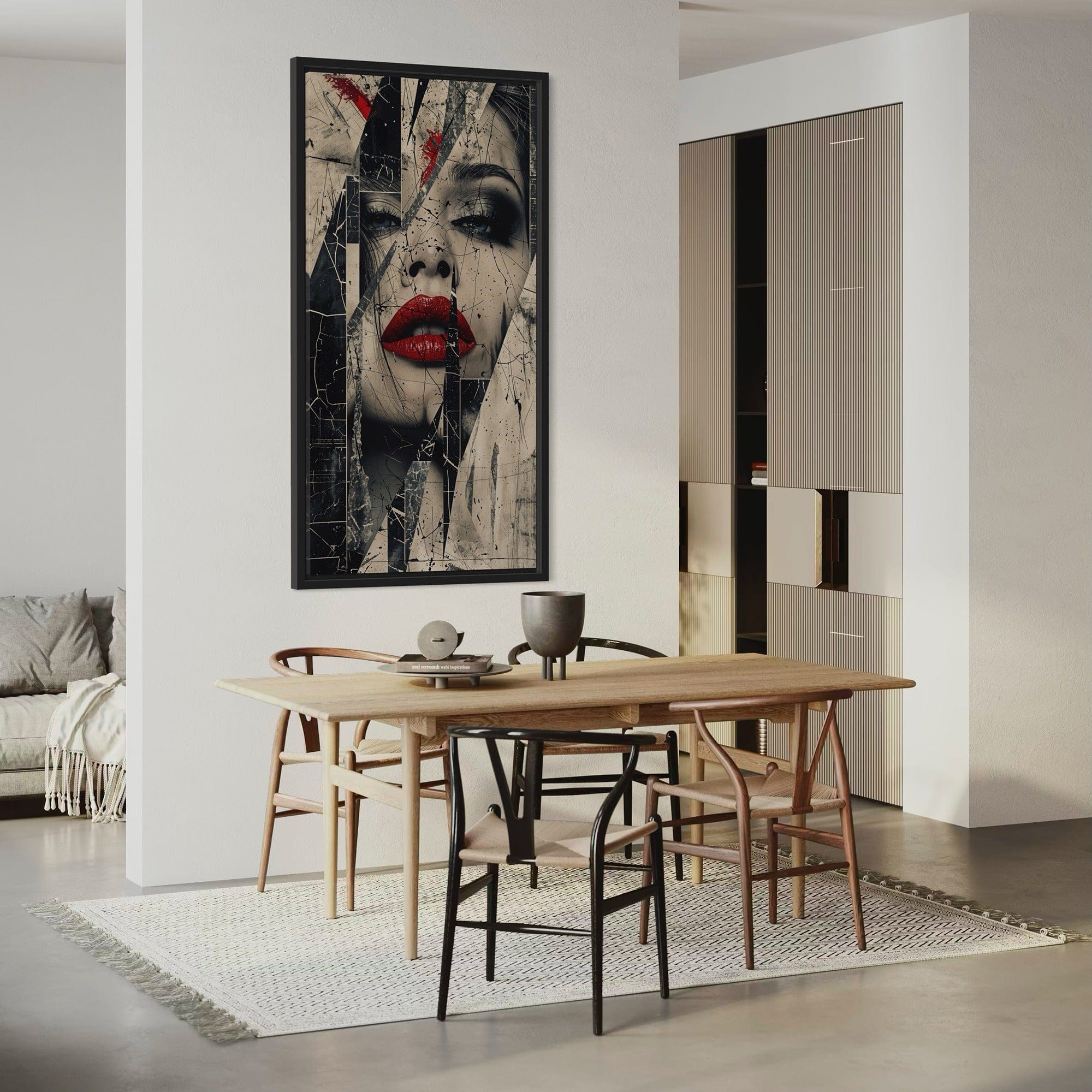 Cracked Elegance Canvas