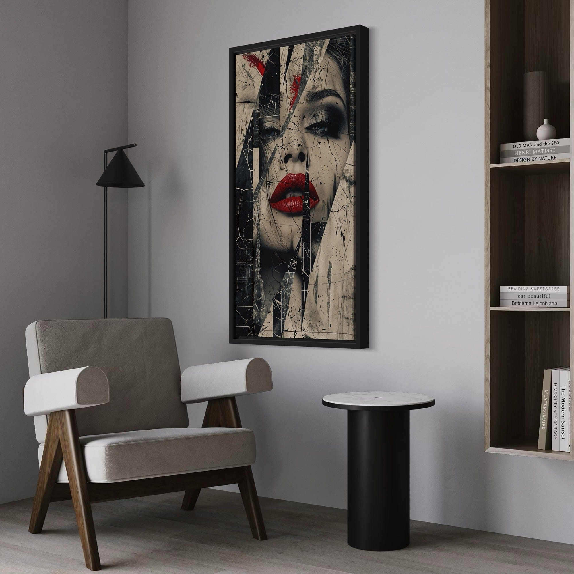 Cracked Elegance Canvas