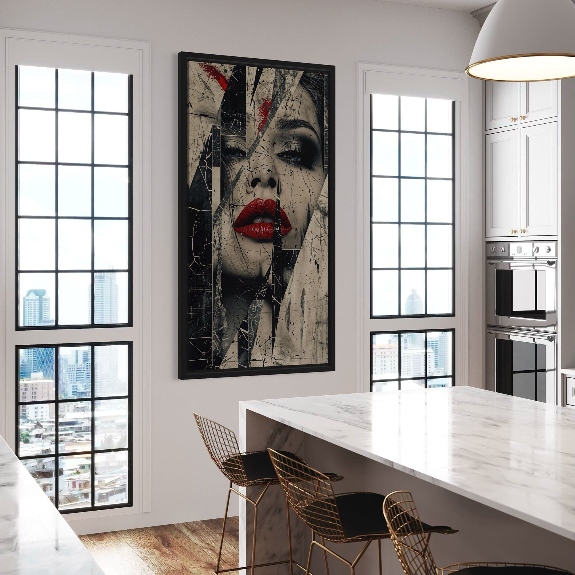 Cracked Elegance Canvas