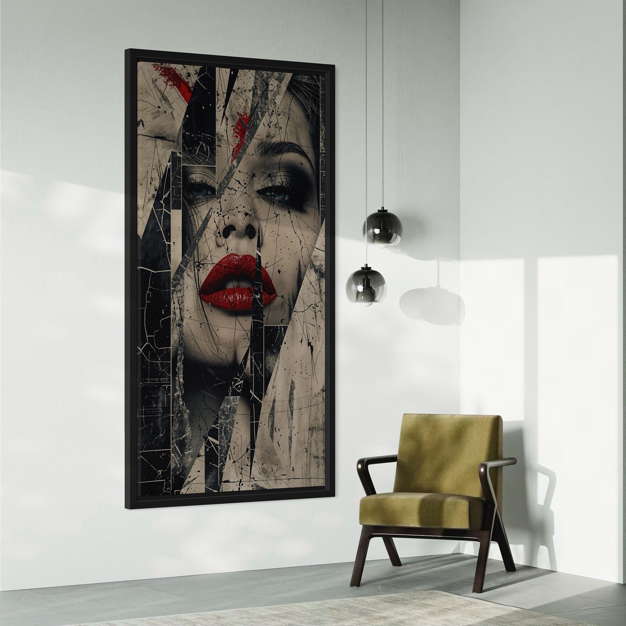 Cracked Elegance Canvas