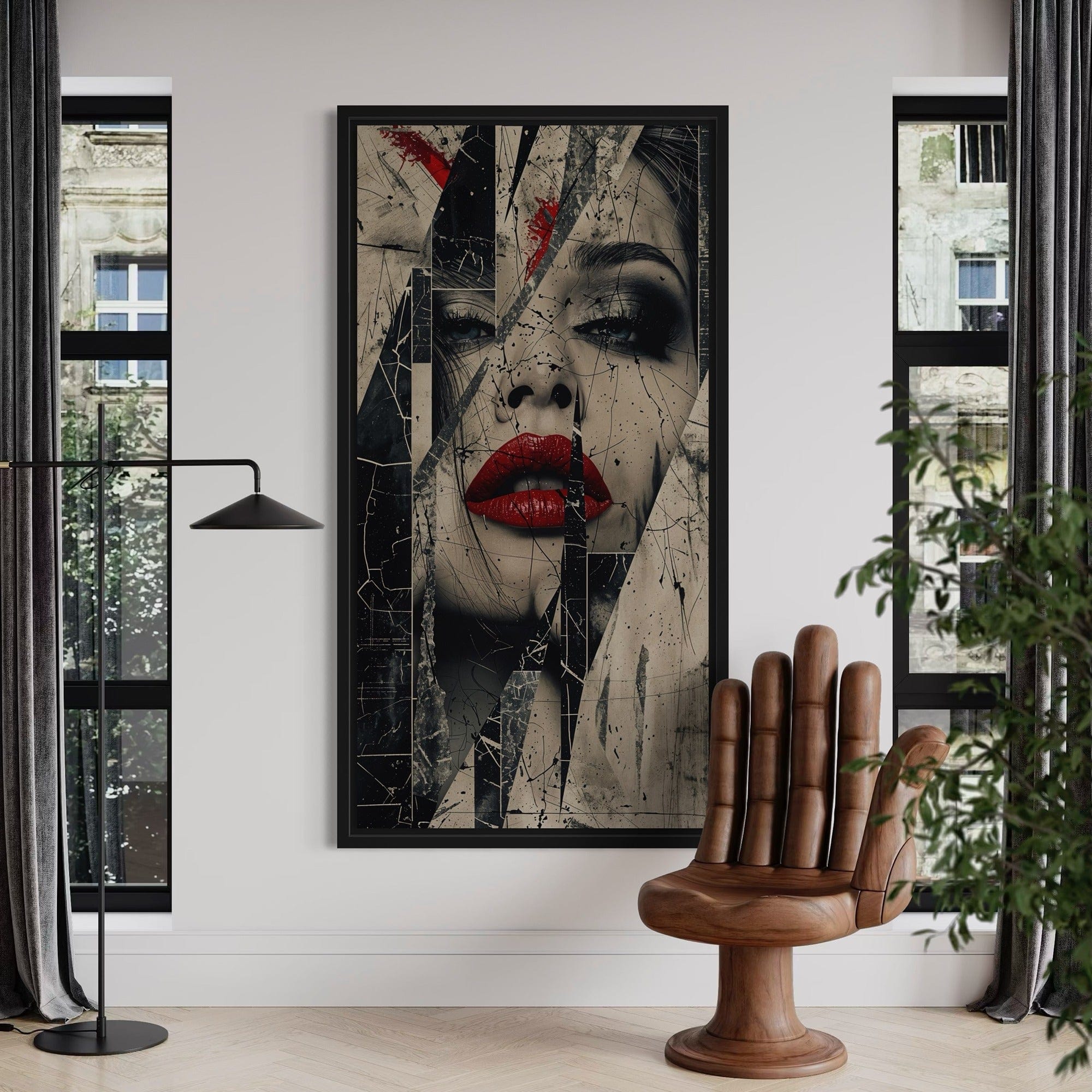 Cracked Elegance Canvas