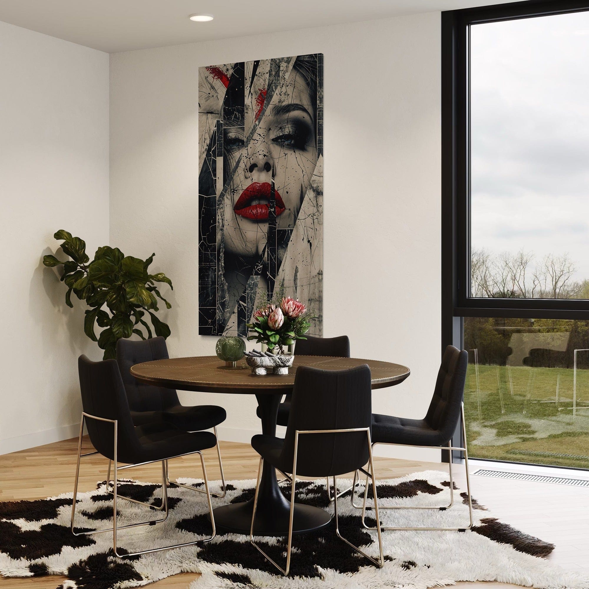 Cracked Elegance Canvas