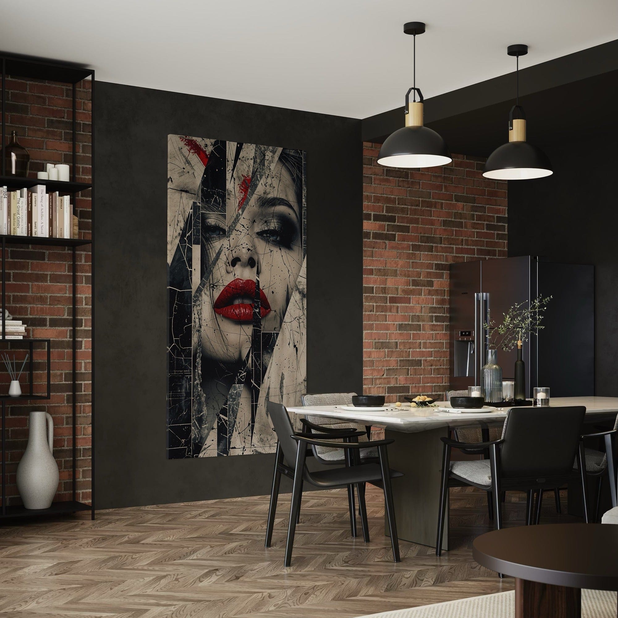 Cracked Elegance Canvas