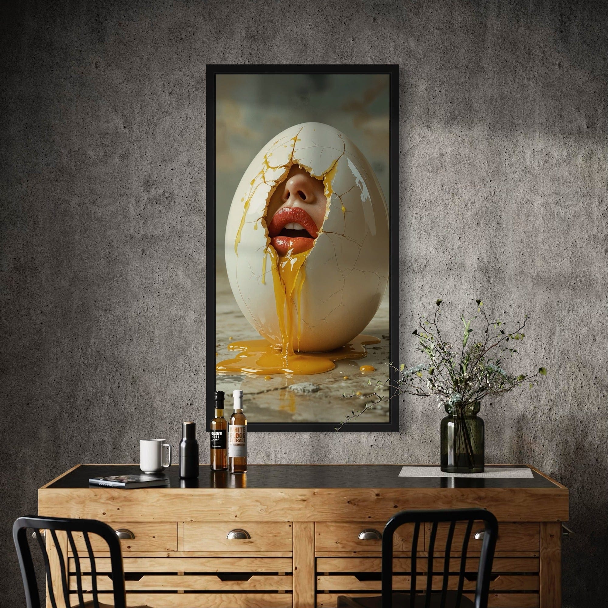 Unique statement canvas for gallery wall