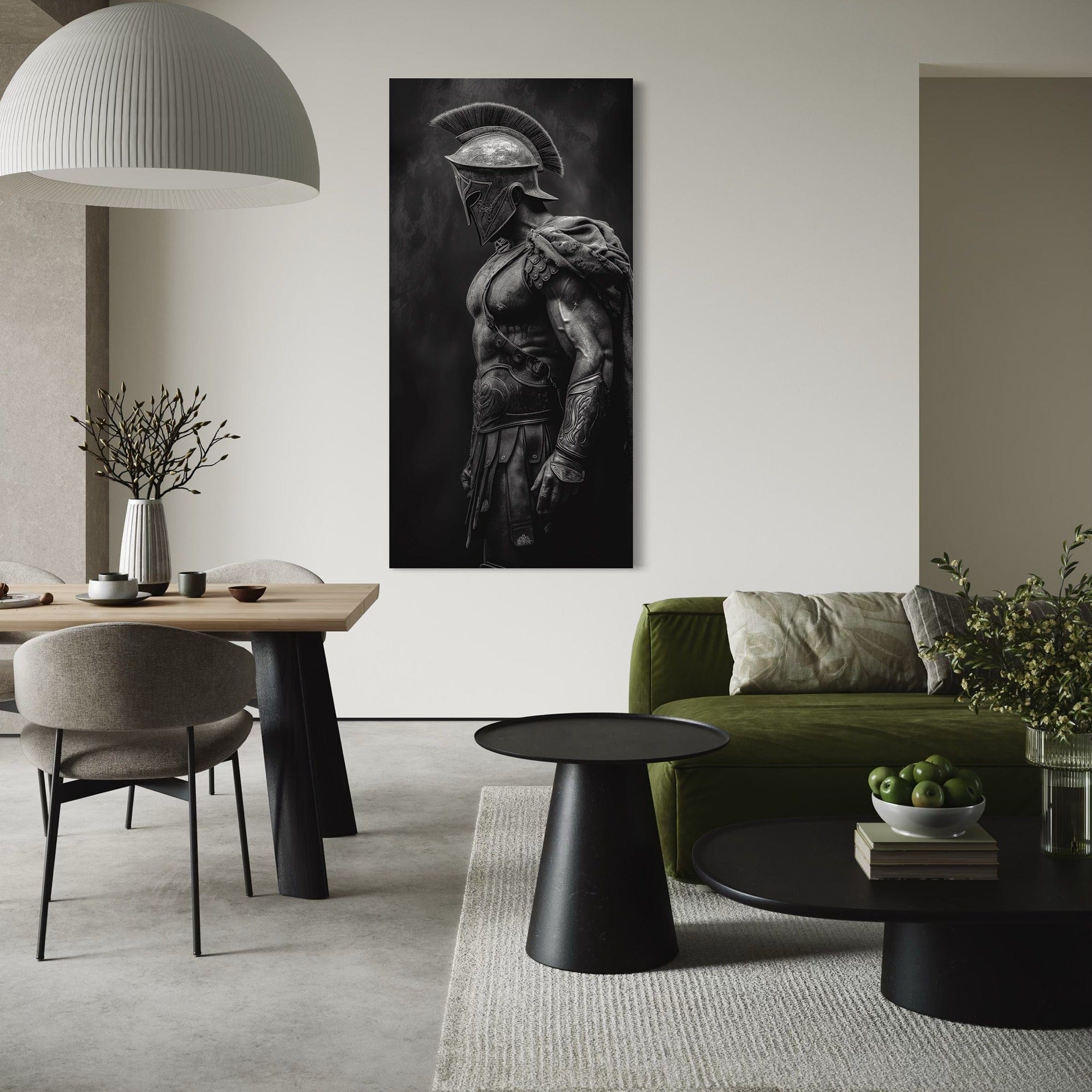Guerrero Eterno – Arte en Lienzo de Gladiador Espartano