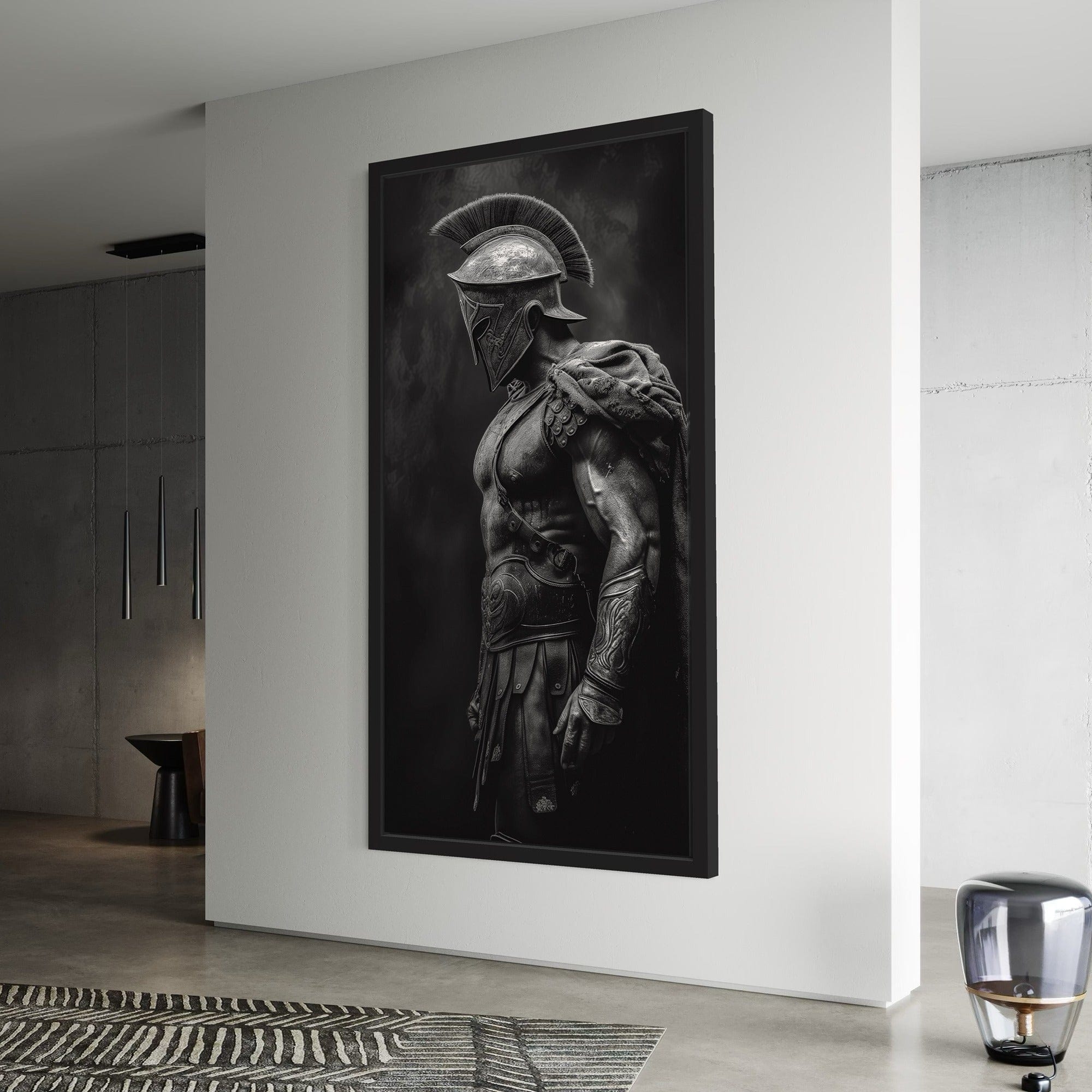 Guerrero Eterno – Arte en Lienzo de Gladiador Espartano