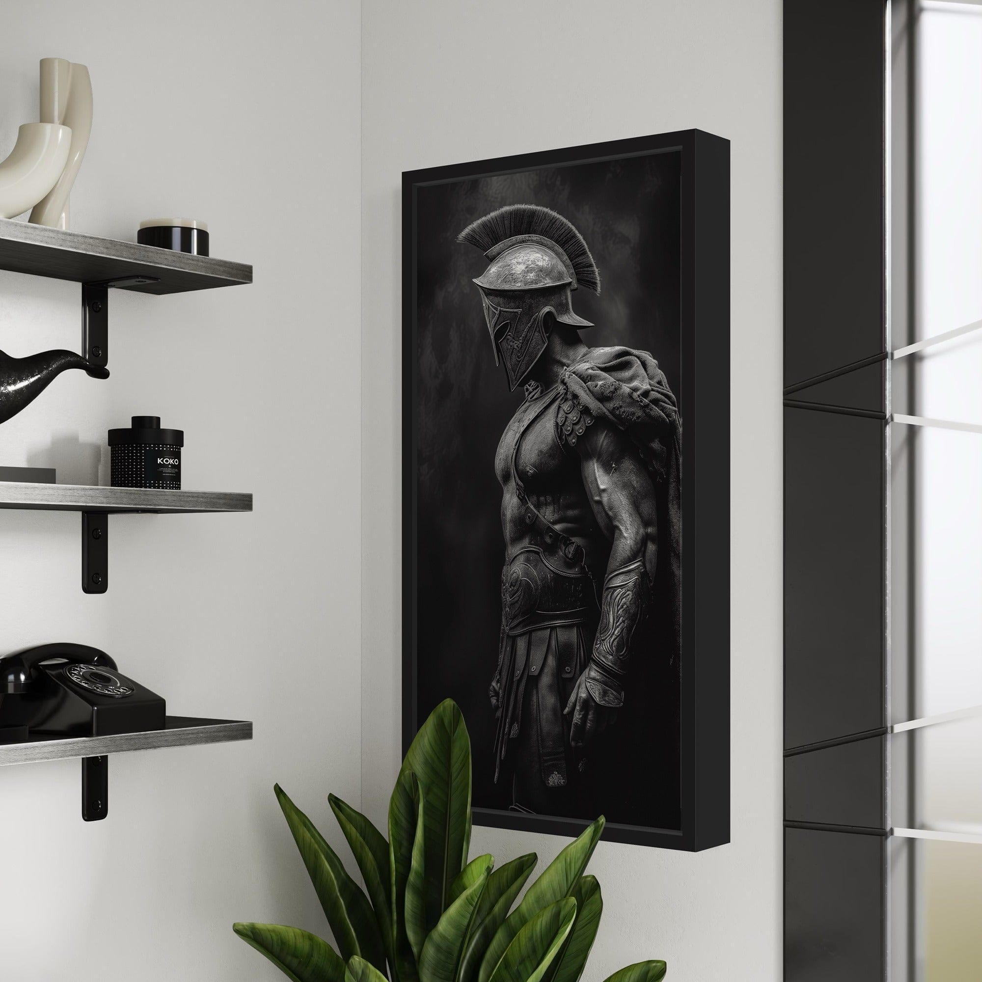 Guerrero Eterno – Arte en Lienzo de Gladiador Espartano