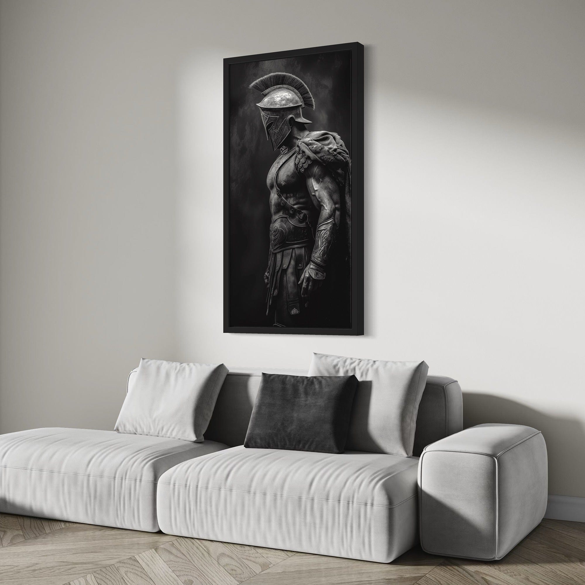 Guerrero Eterno – Arte en Lienzo de Gladiador Espartano