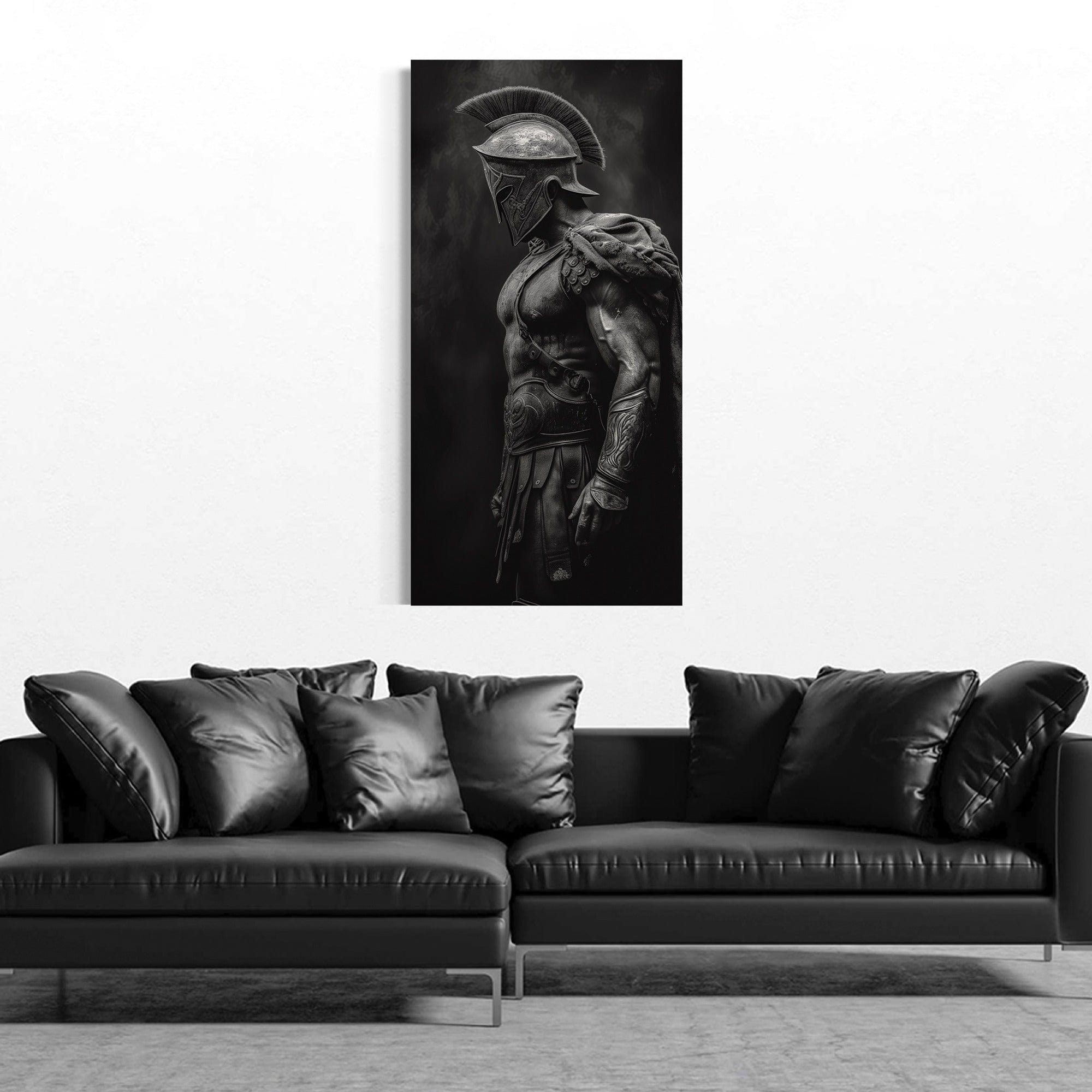 Guerrero Eterno – Arte en Lienzo de Gladiador Espartano