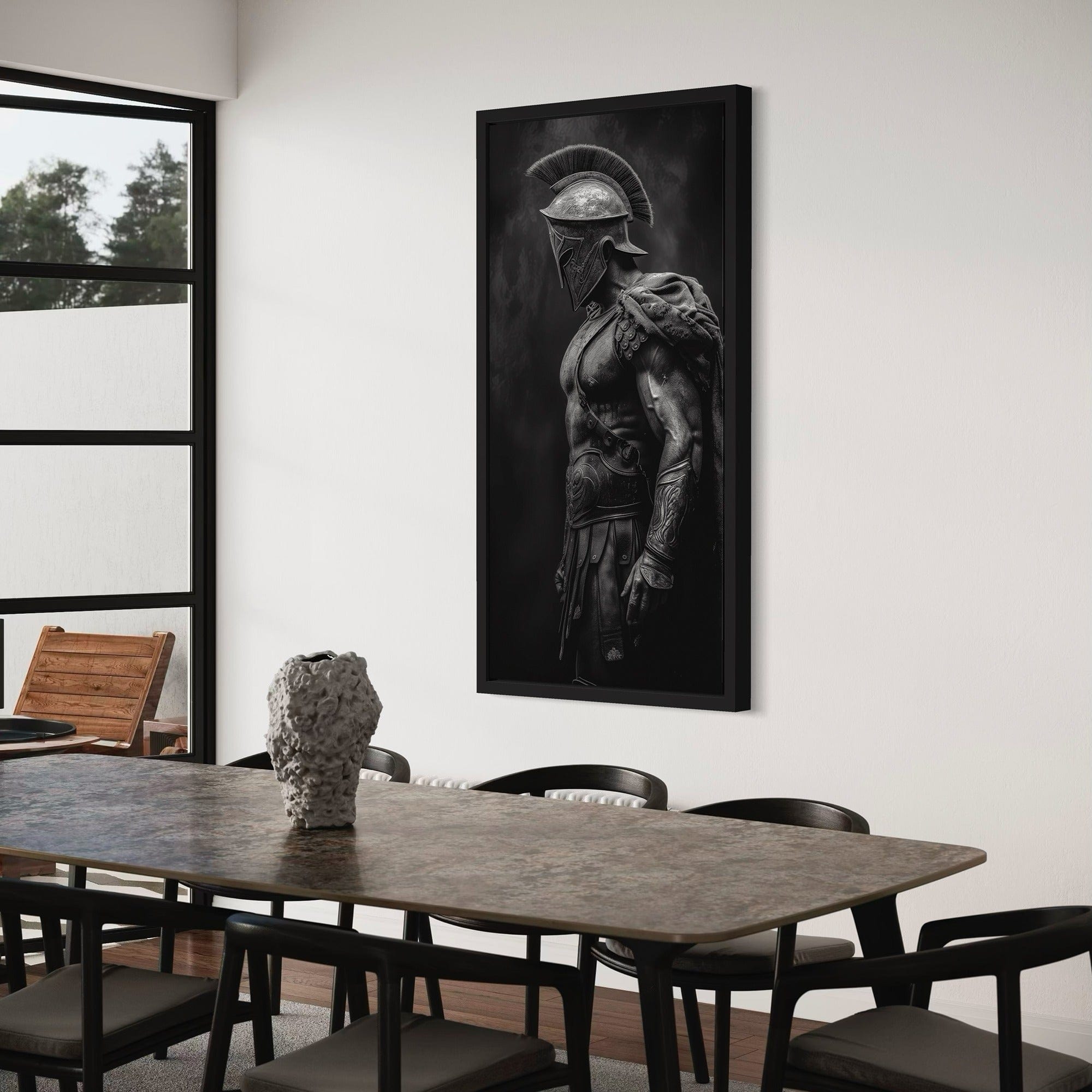 Guerrero Eterno – Arte en Lienzo de Gladiador Espartano