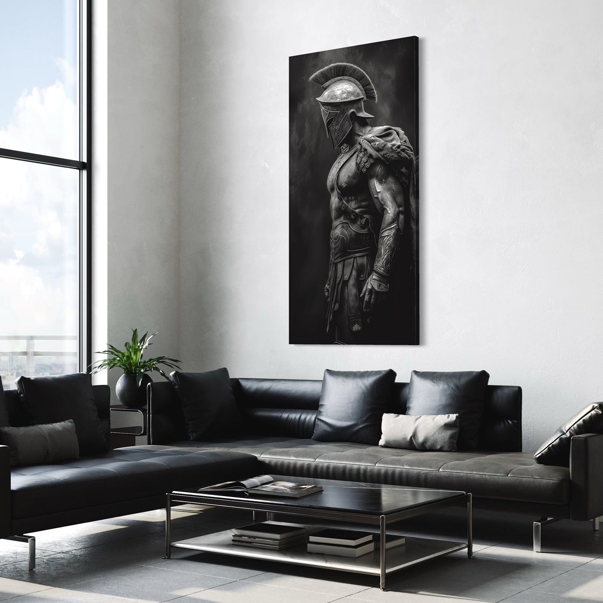 Guerrero Eterno – Arte en Lienzo de Gladiador Espartano