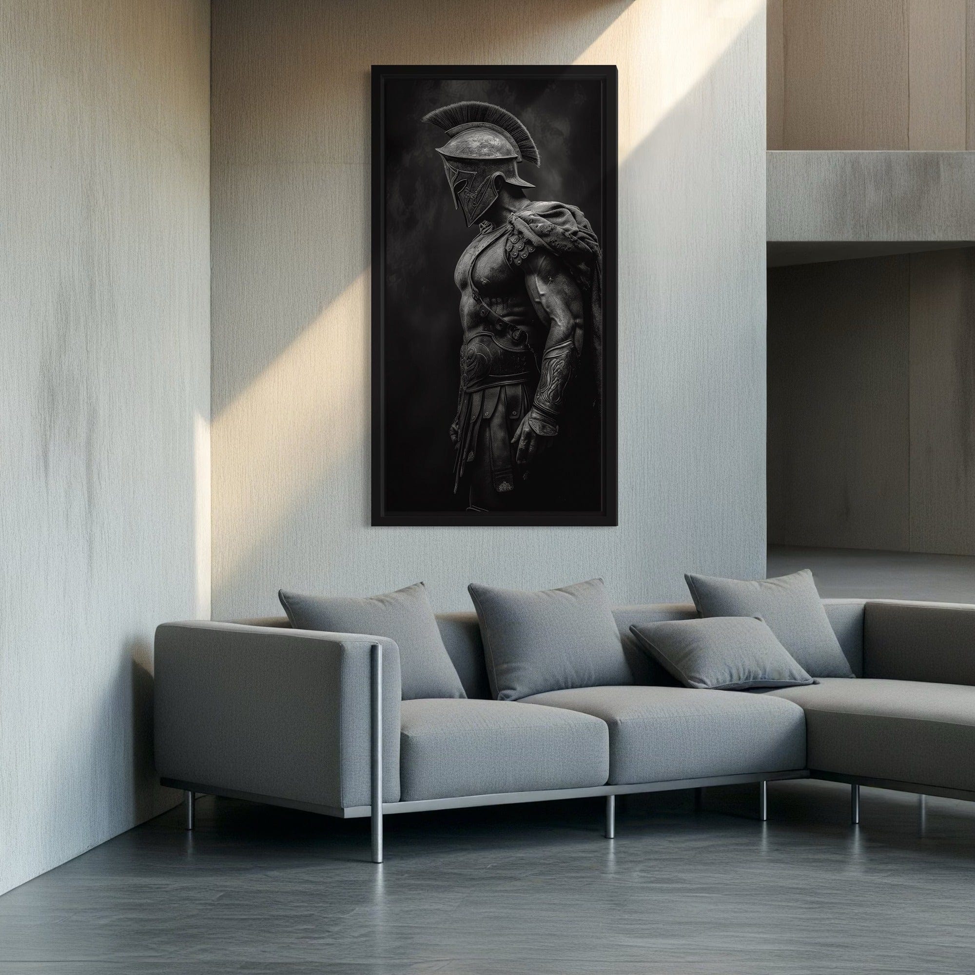 Guerrero Eterno – Arte en Lienzo de Gladiador Espartano