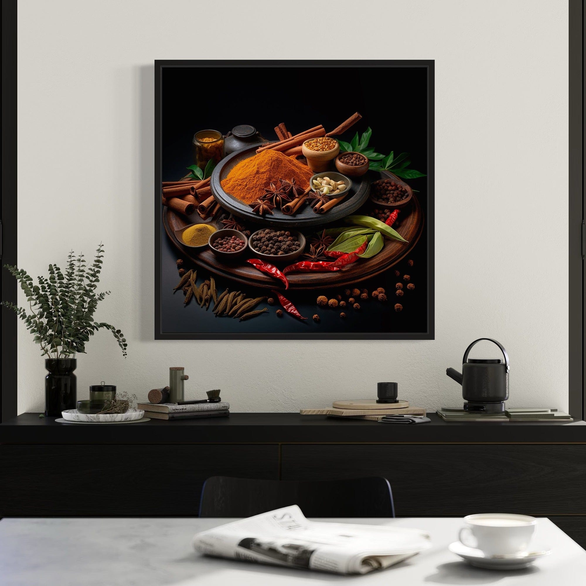 spice canvas wall art