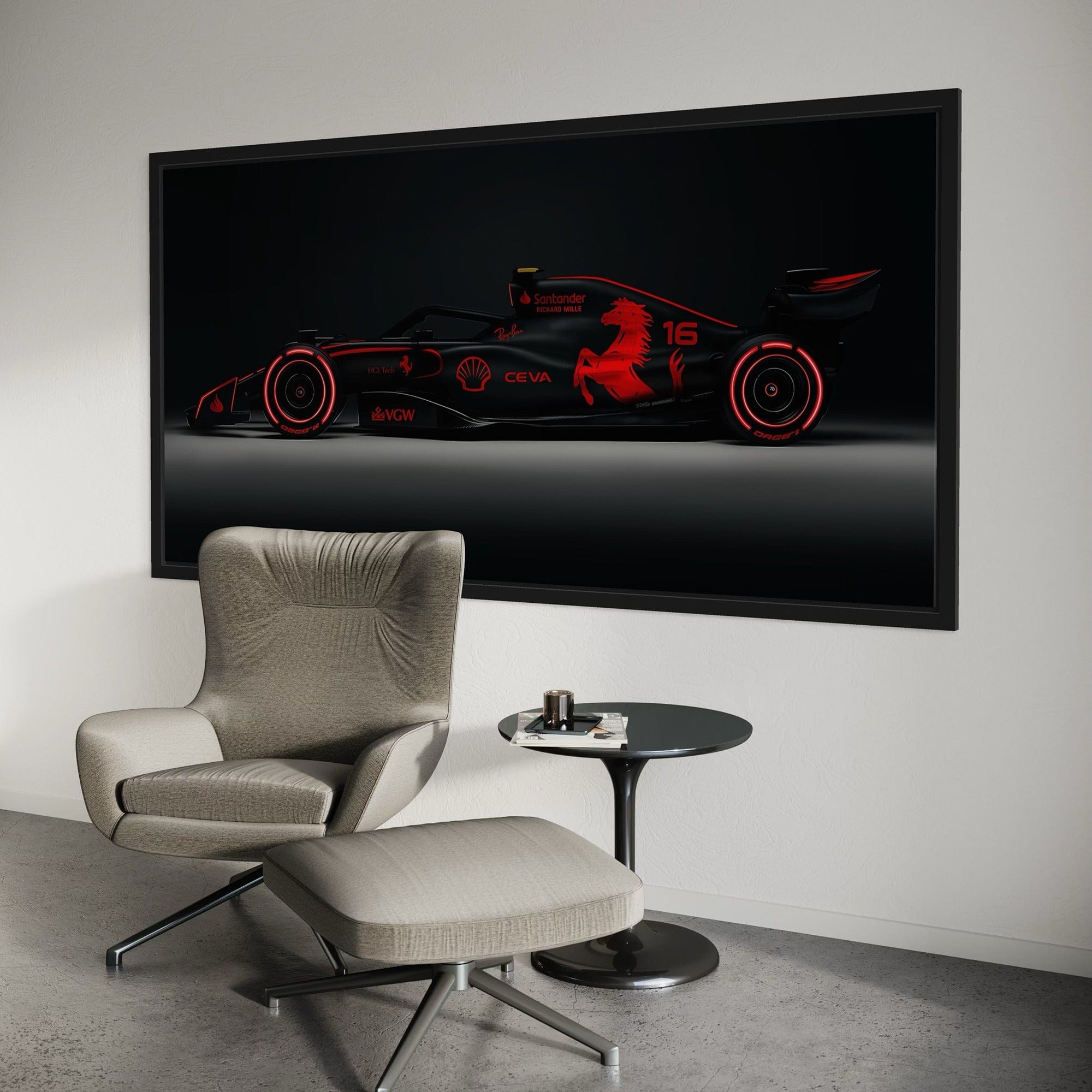F1 Side View - Wall Art Print