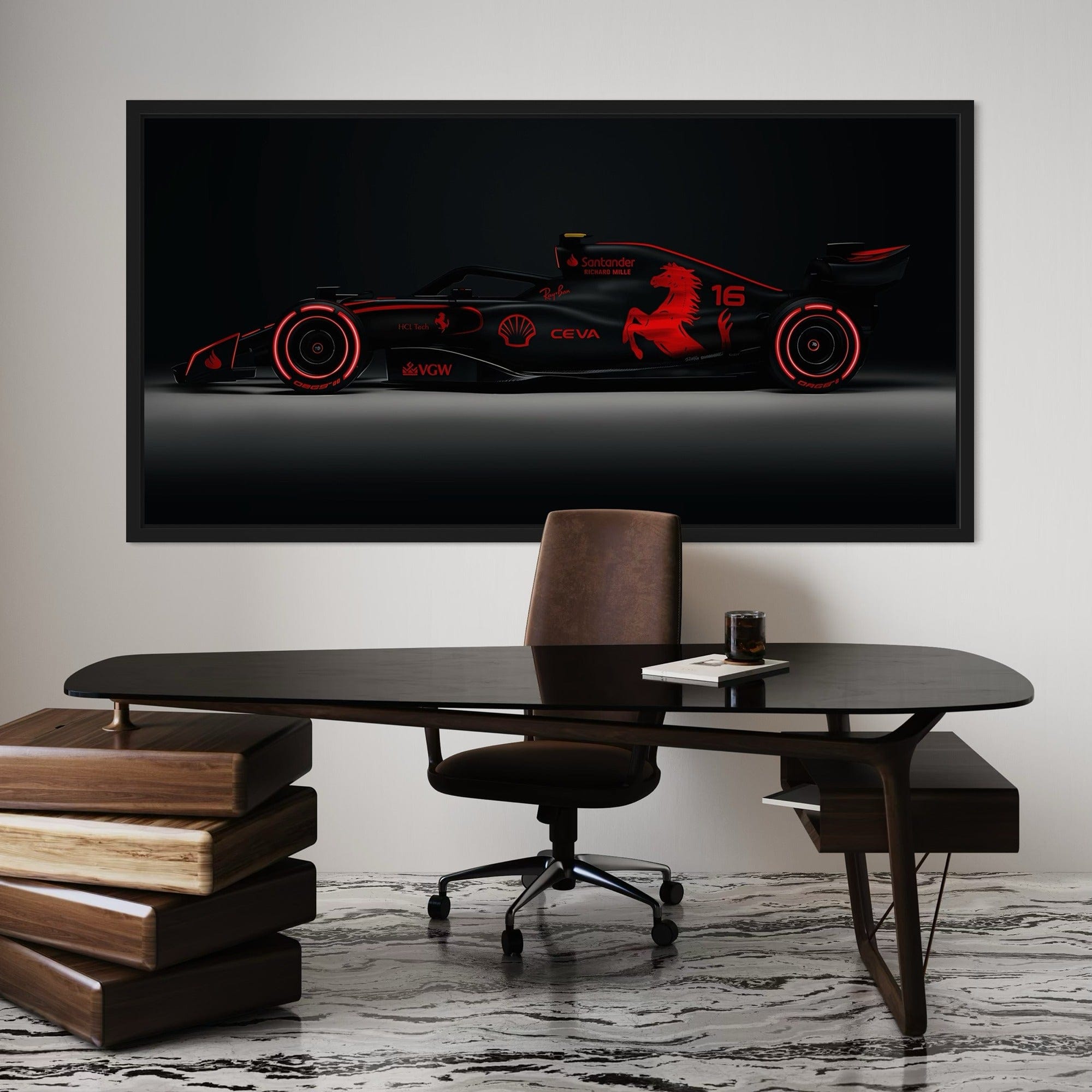F1 Side View - Wall Art Print