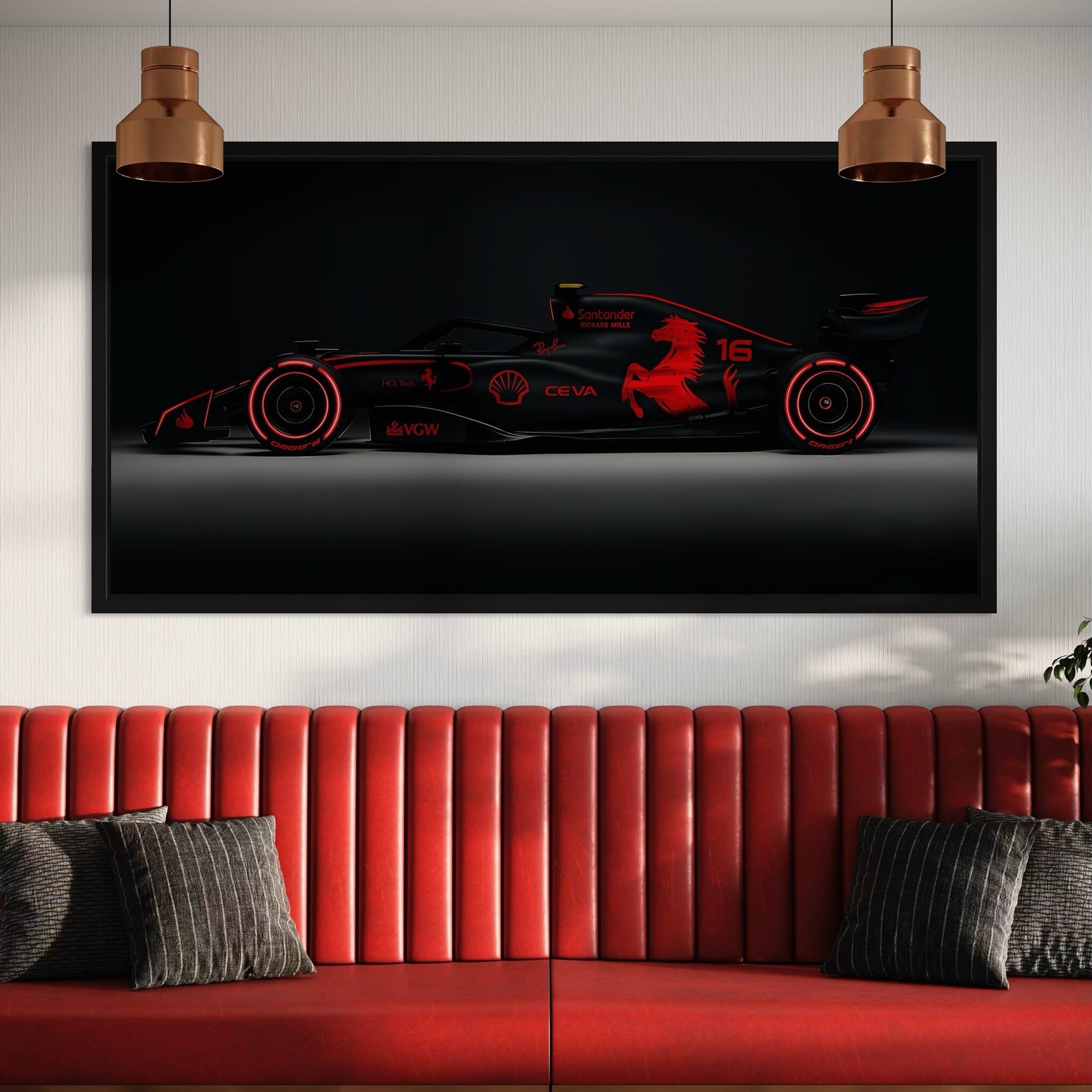 F1 Side View - Wall Art Print