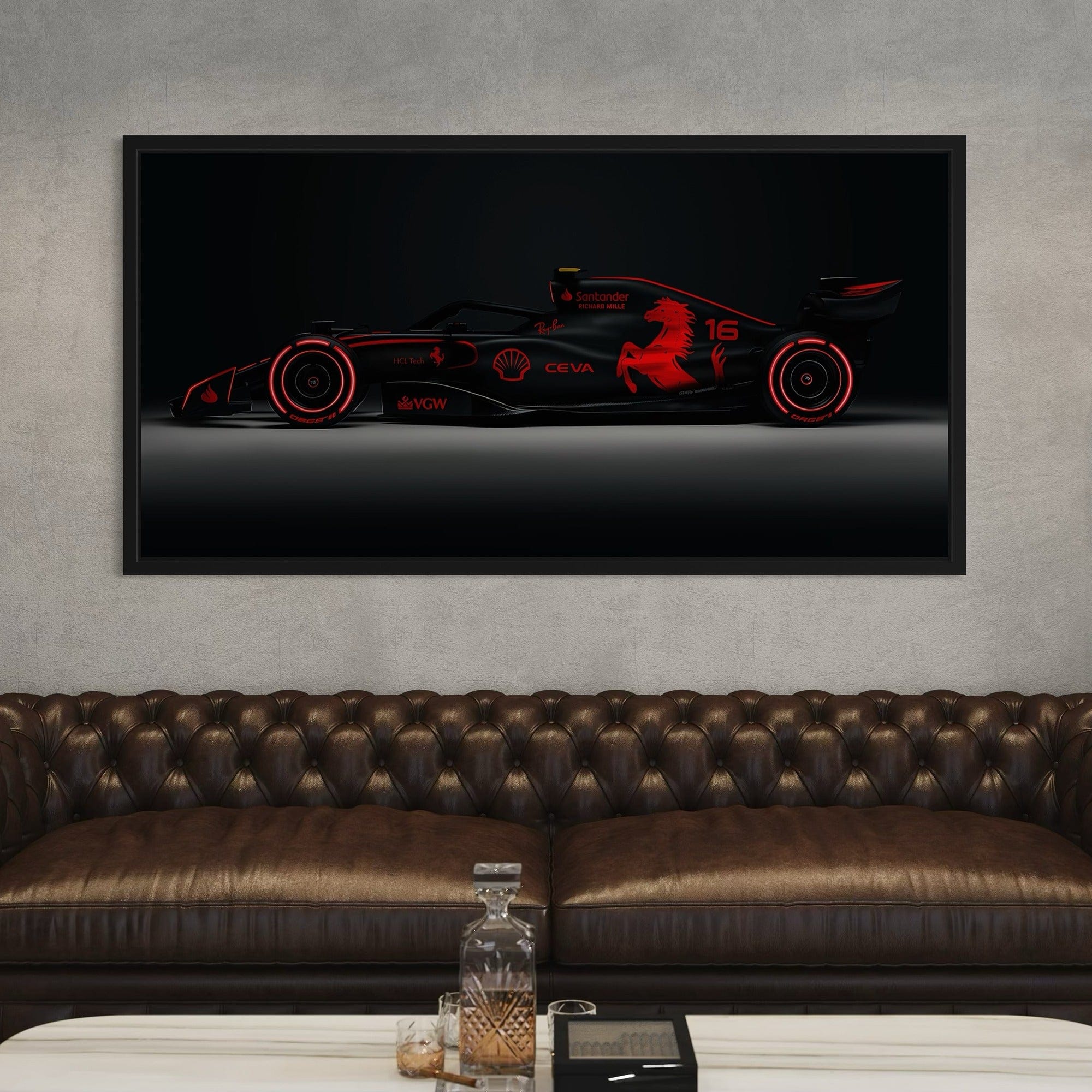 F1 Side View - Wall Art Print