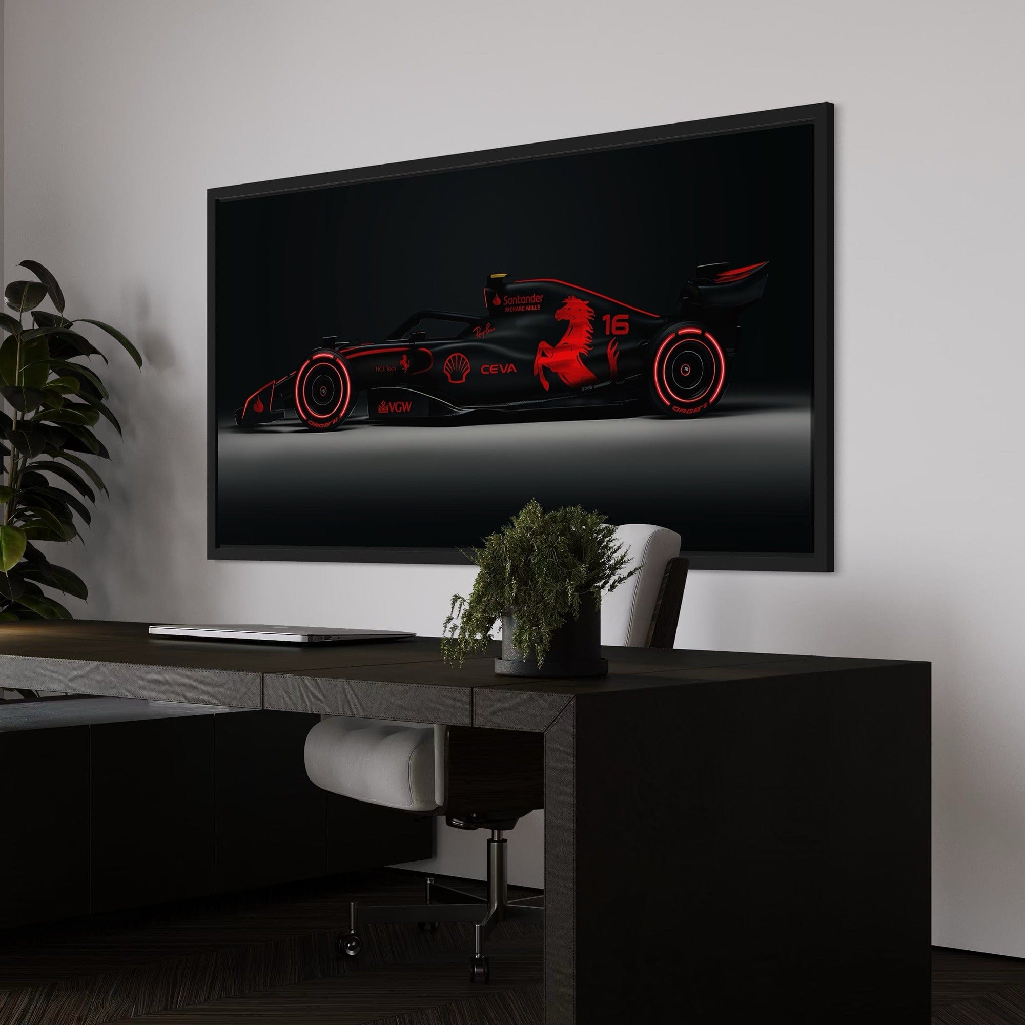 F1 Side View - Wall Art Print