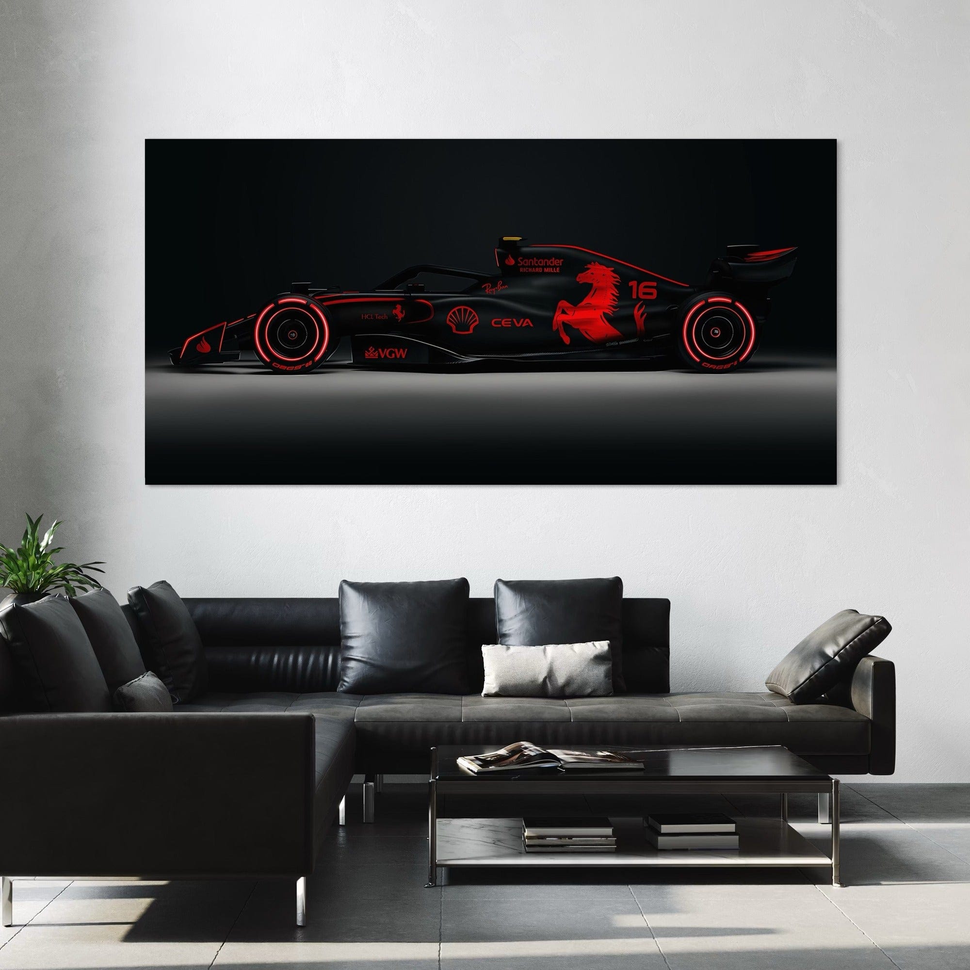 F1 Side View - Wall Art Print