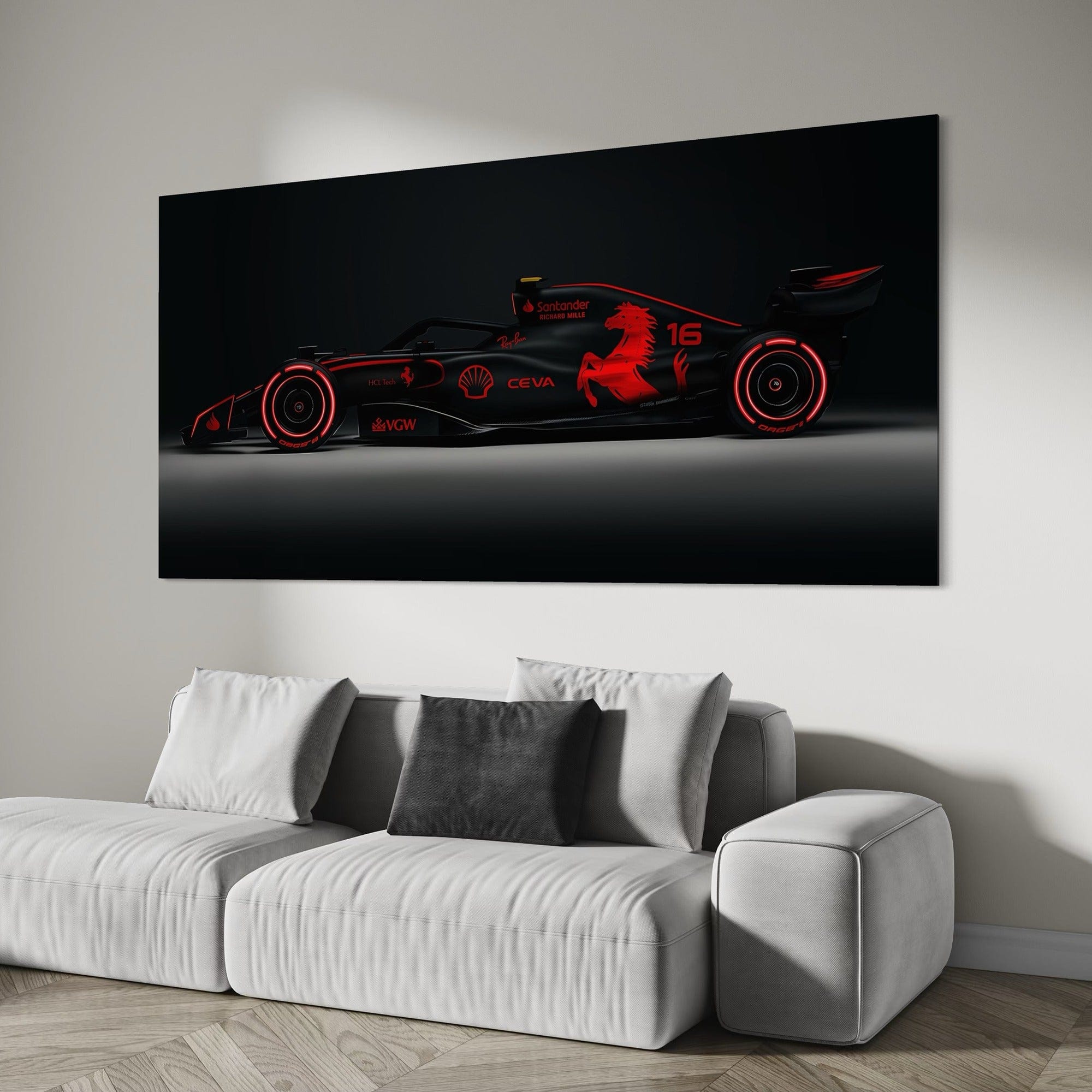 F1 Side View - Wall Art Print