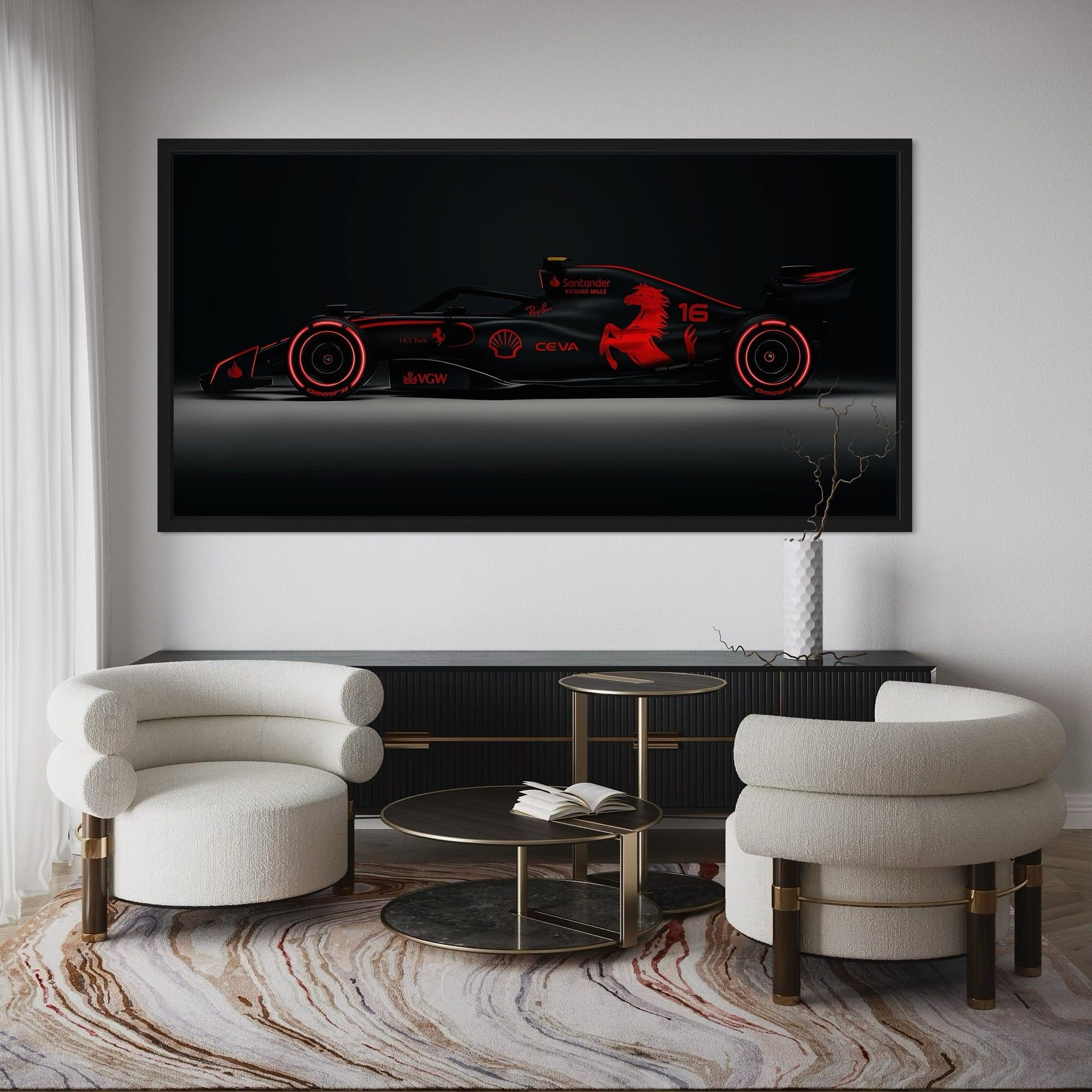 F1 Side View - Wall Art Print