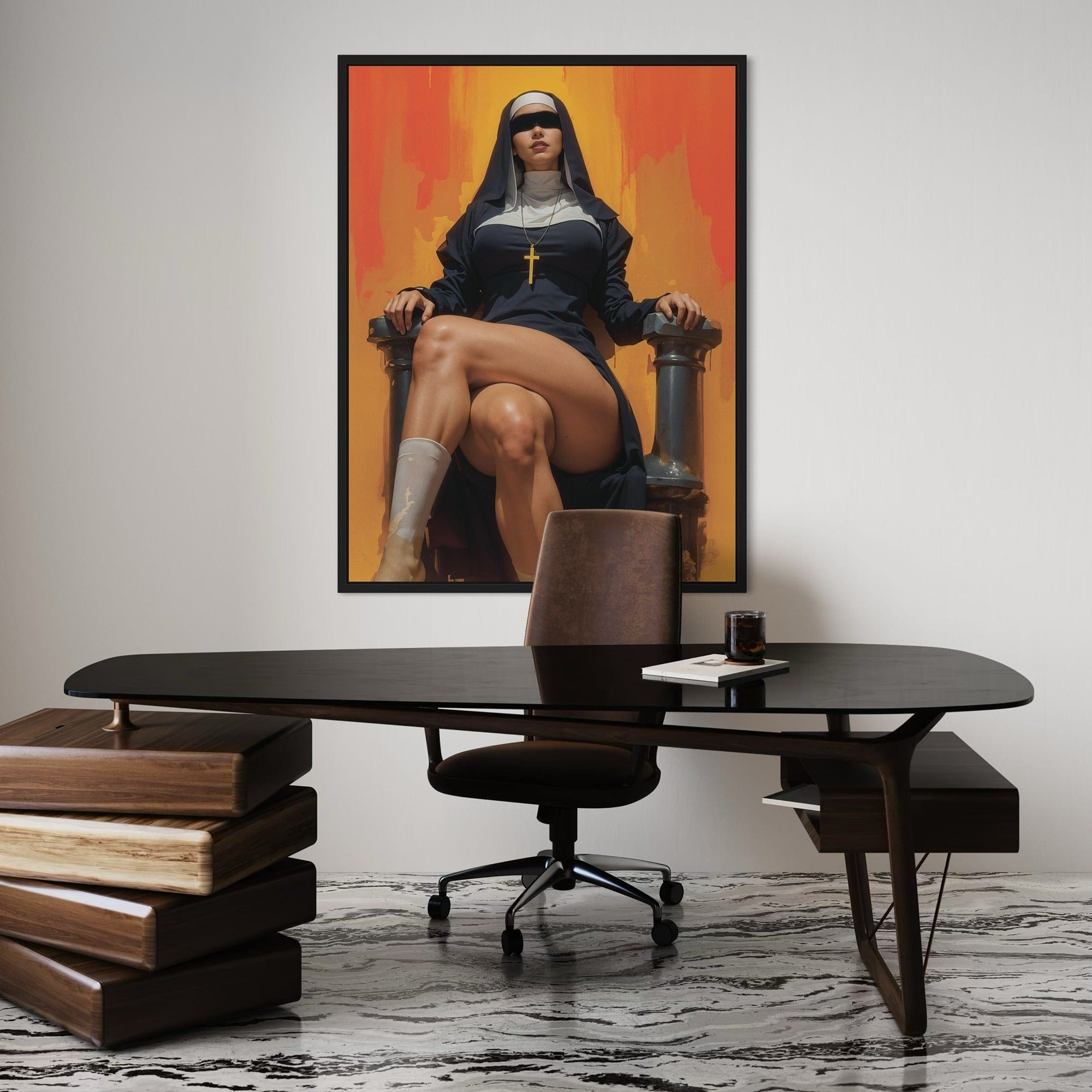 Trendy wall art for loft and man cave decor