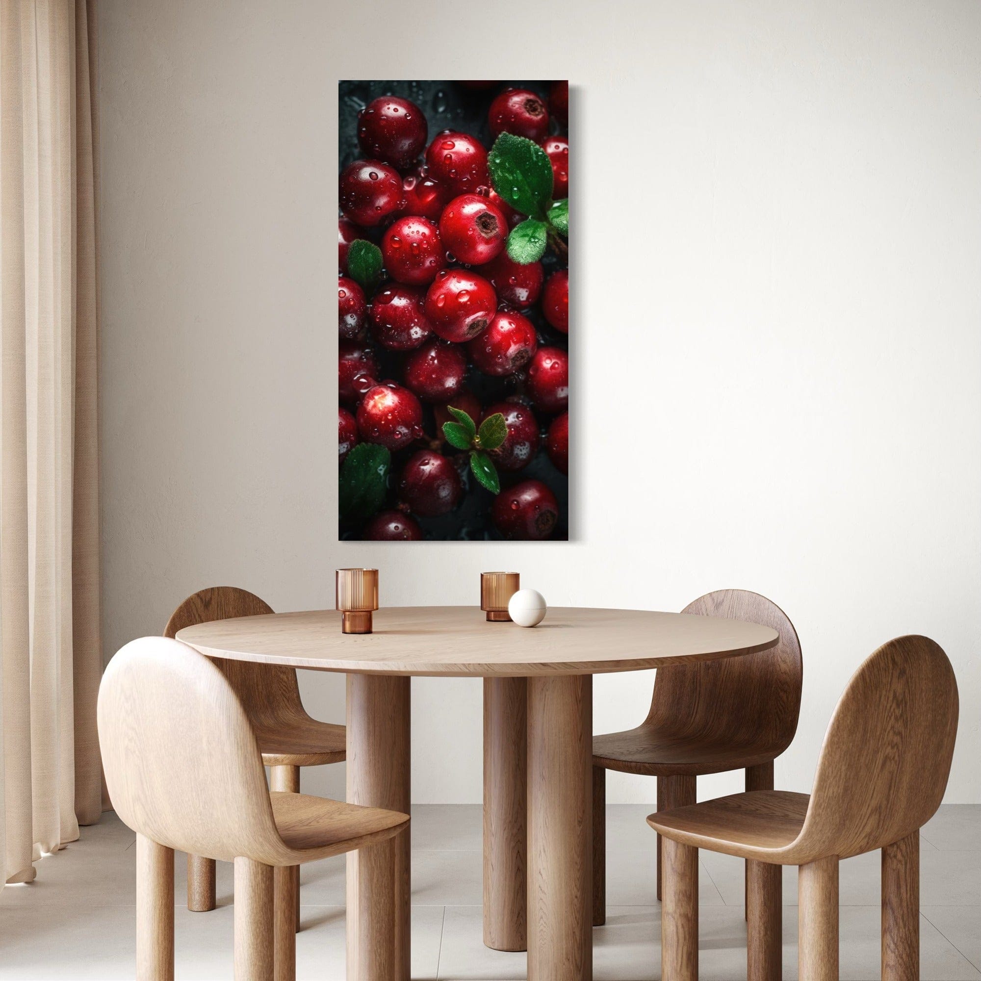 Minimalist berry composition wall art print