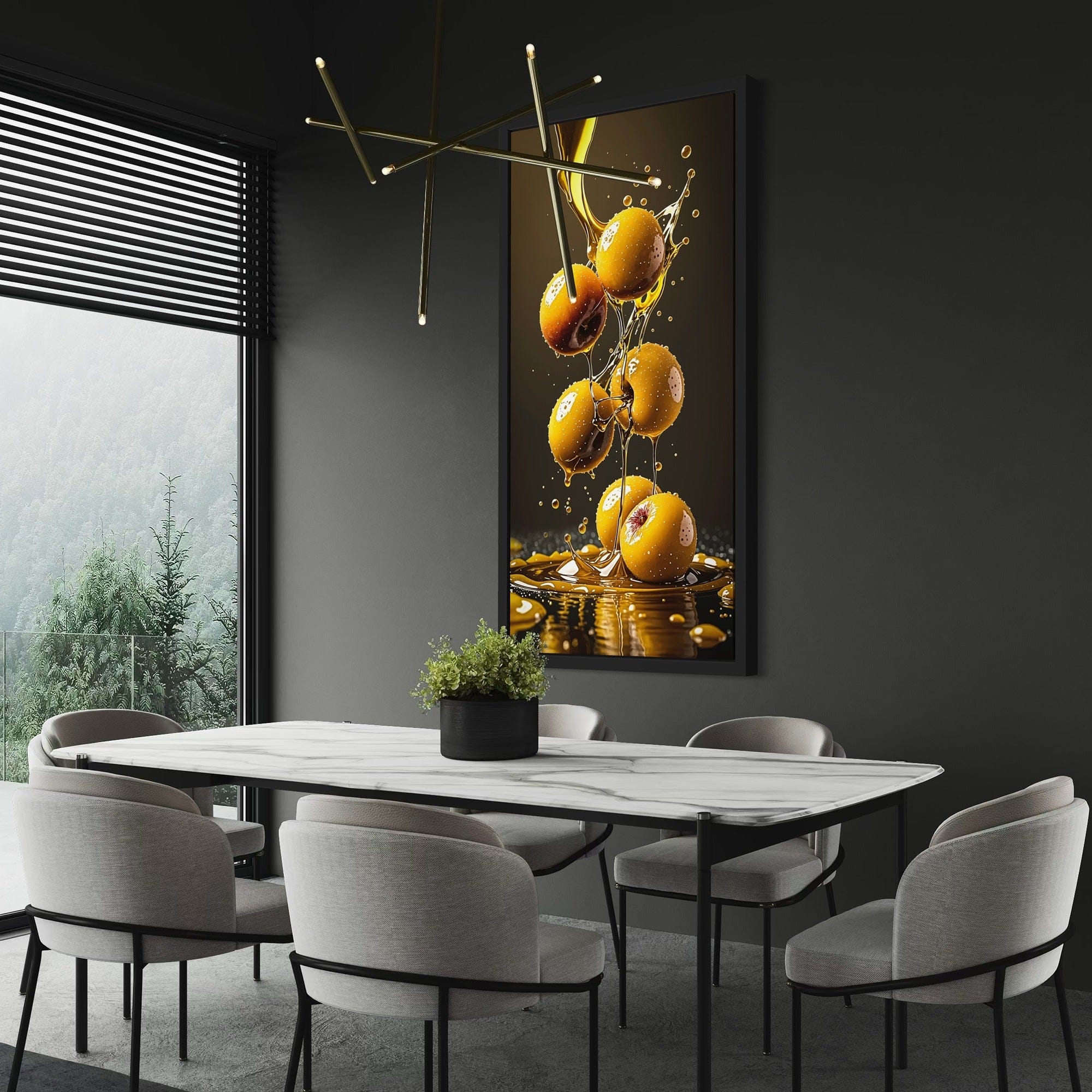 contemporary food artwork