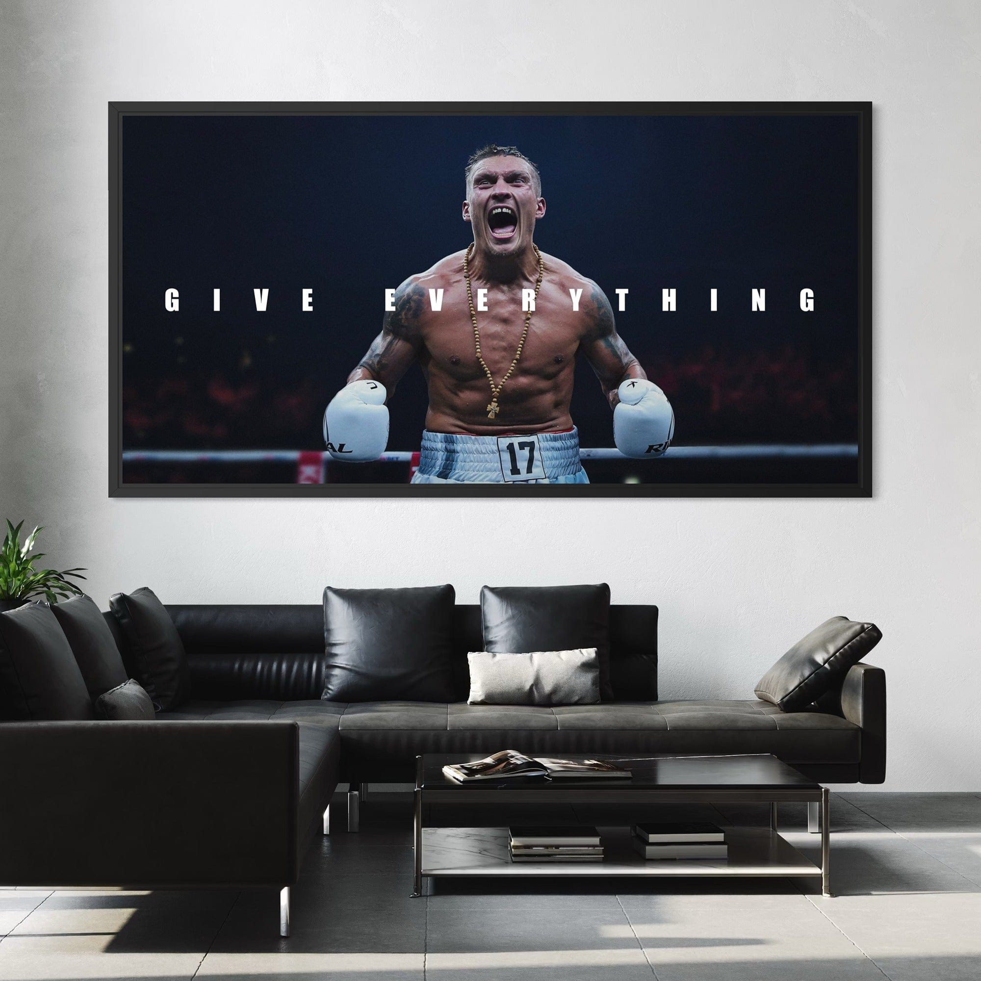 High resolution stretched canvas edge wrap and wooden frame construction