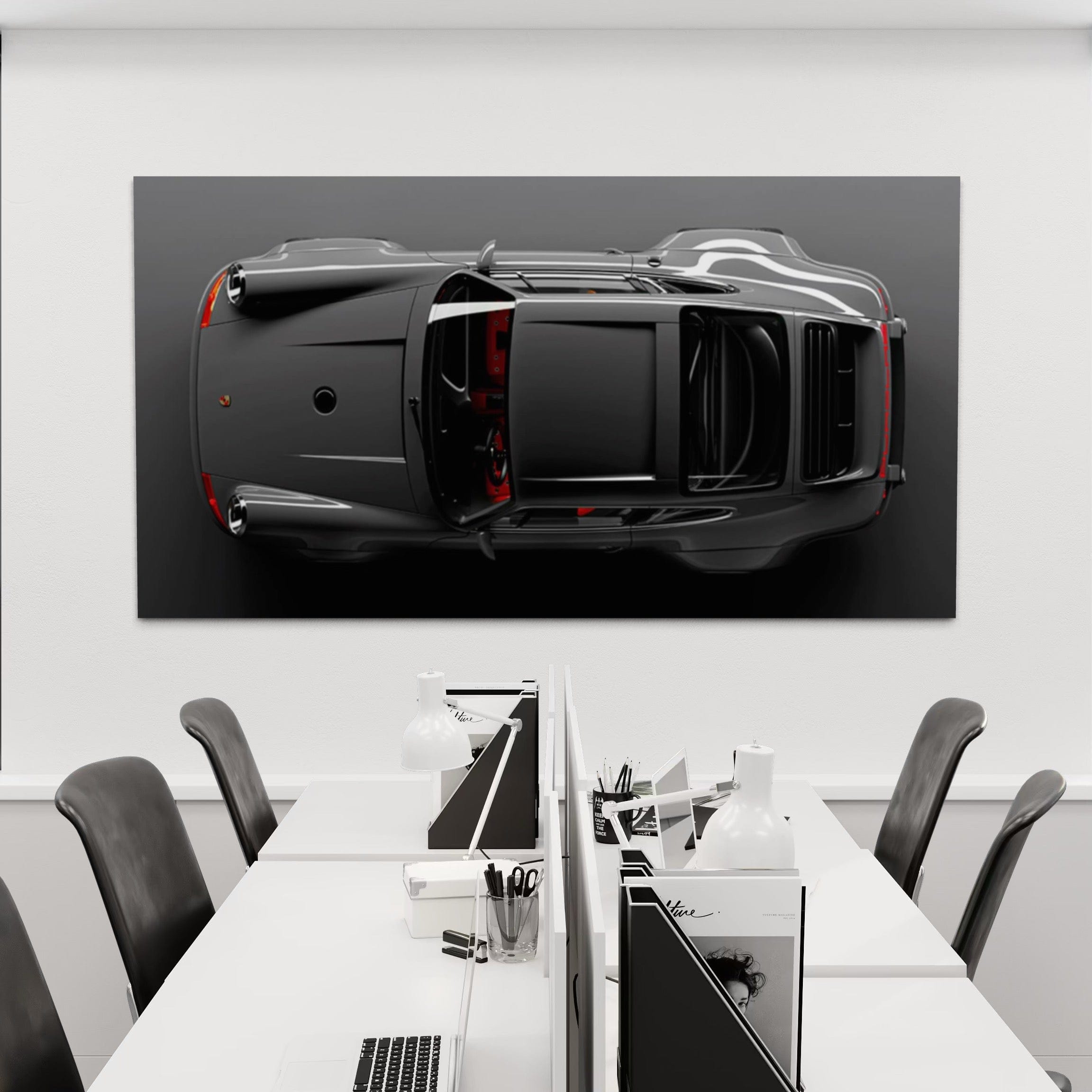 Iconic Porsche 911 modern wall decor print