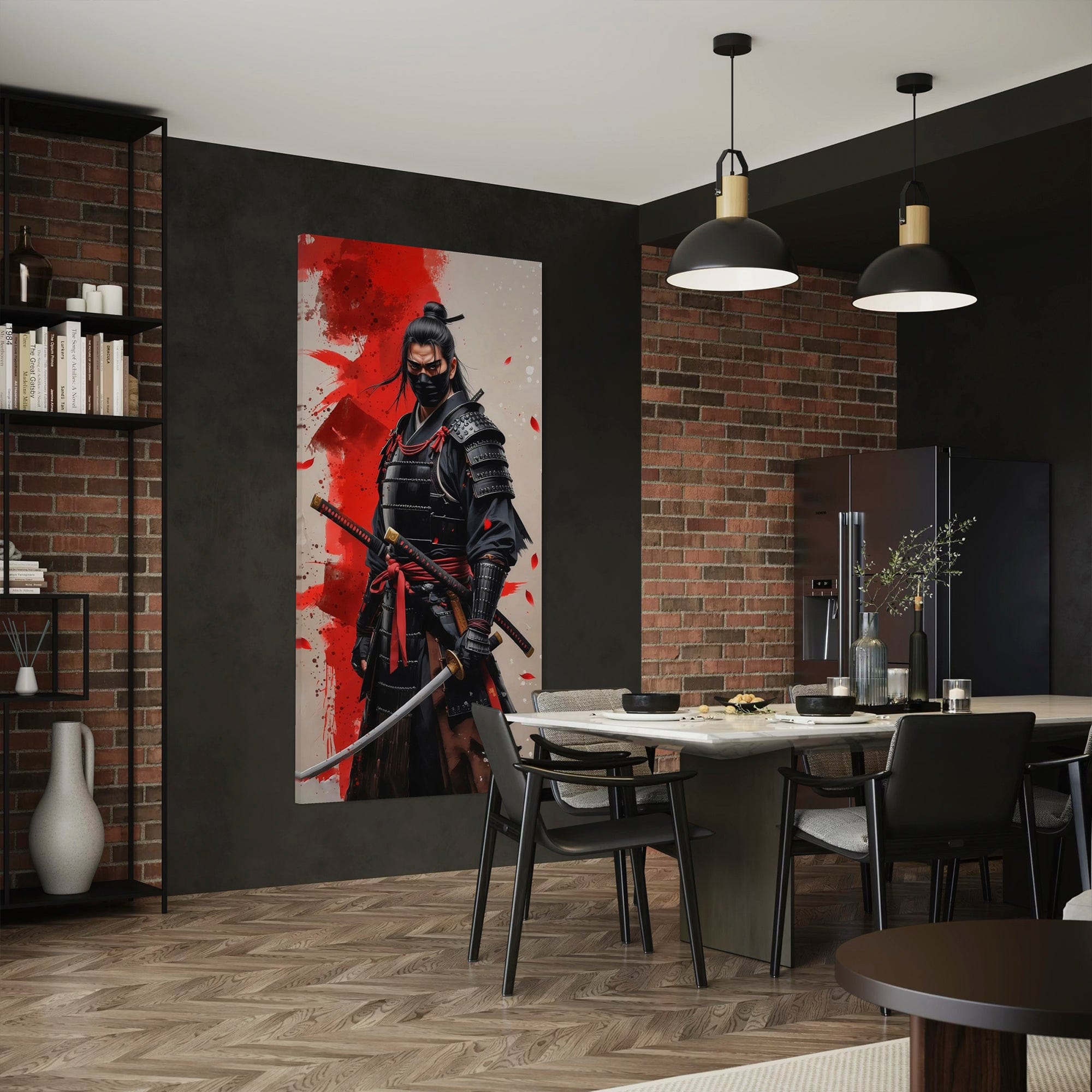 Honor & Blood – Japanese Samurai Canvas Wall Art