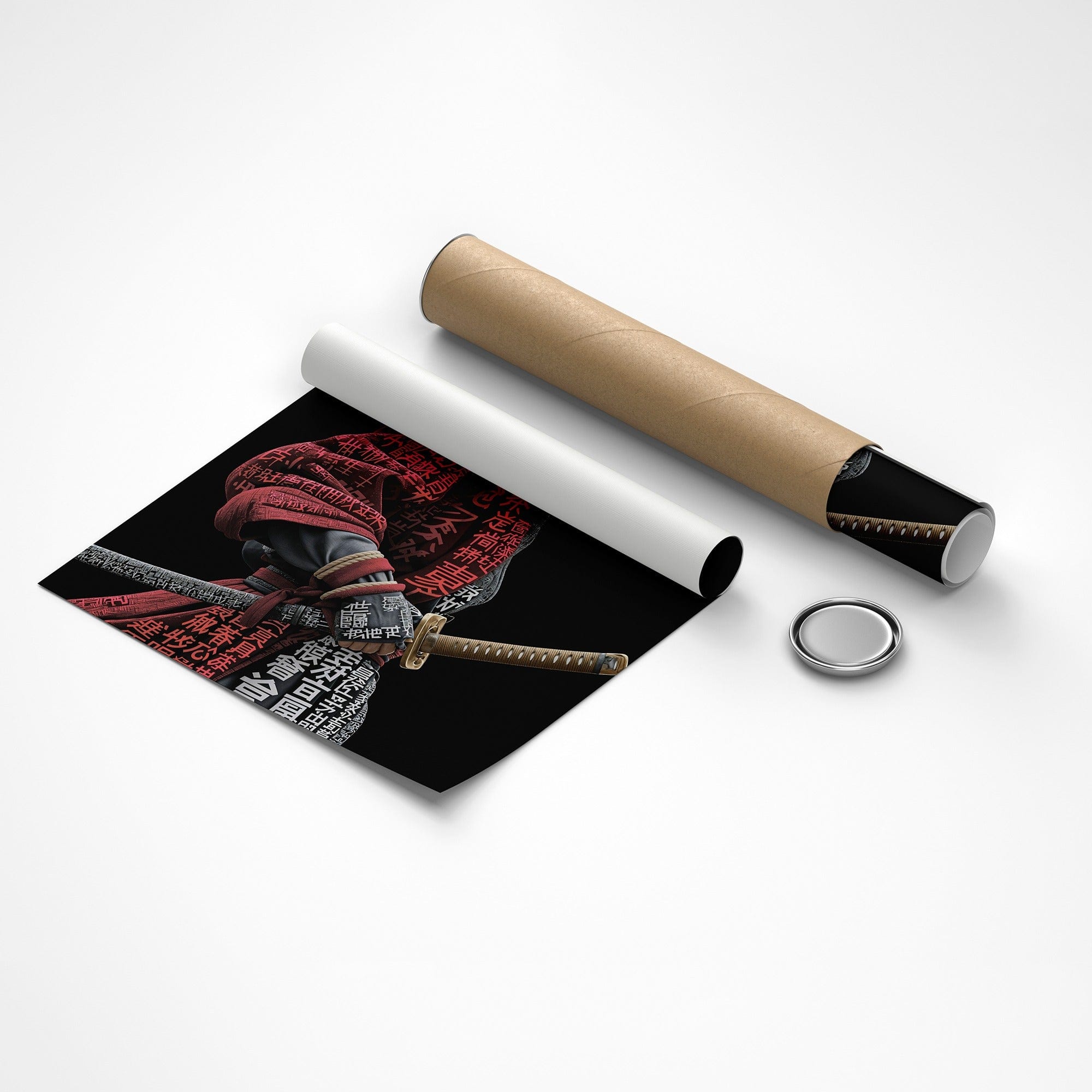 Martial arts themed canvas print samurai