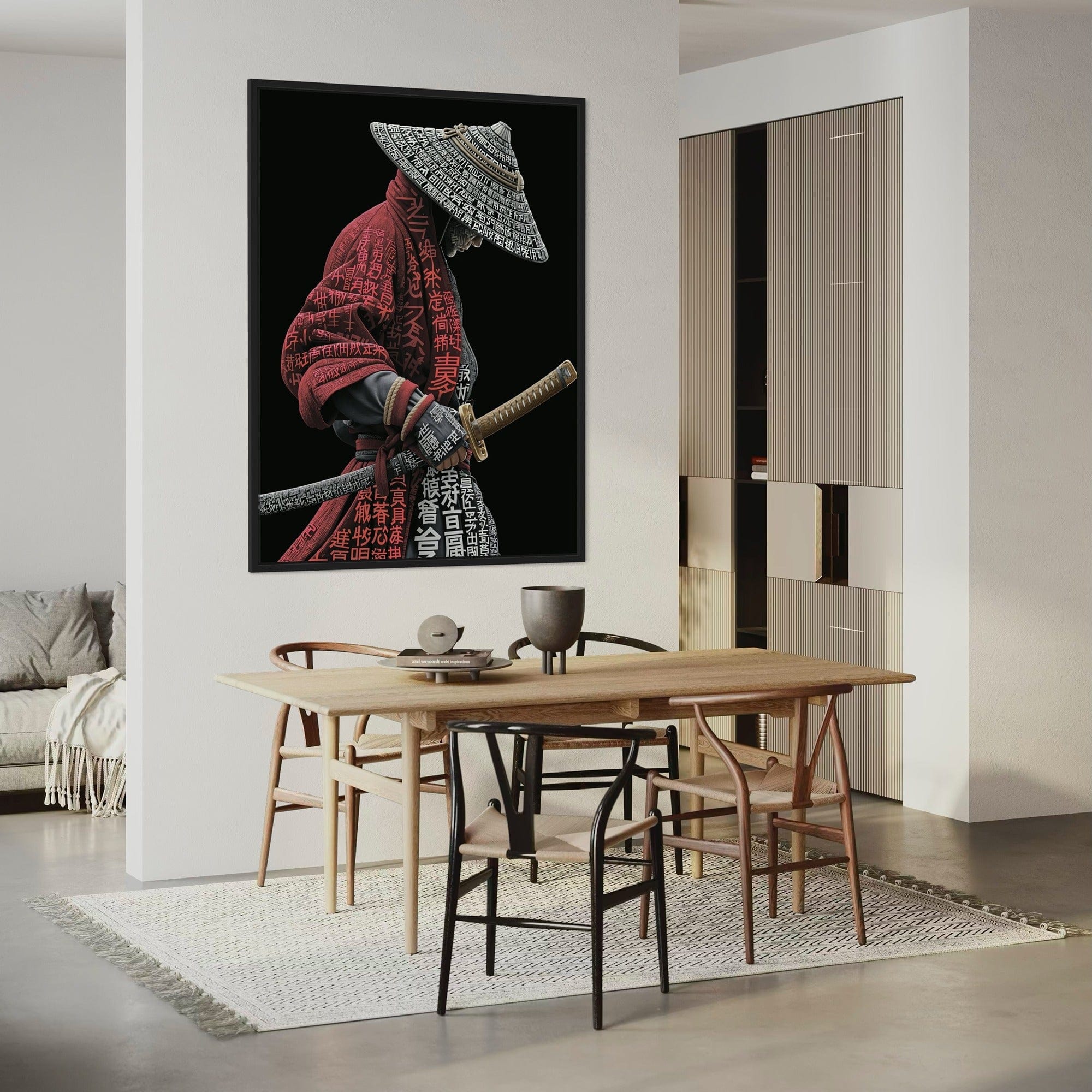 Katana Warrior – Japanese Samurai Canvas Wall Art