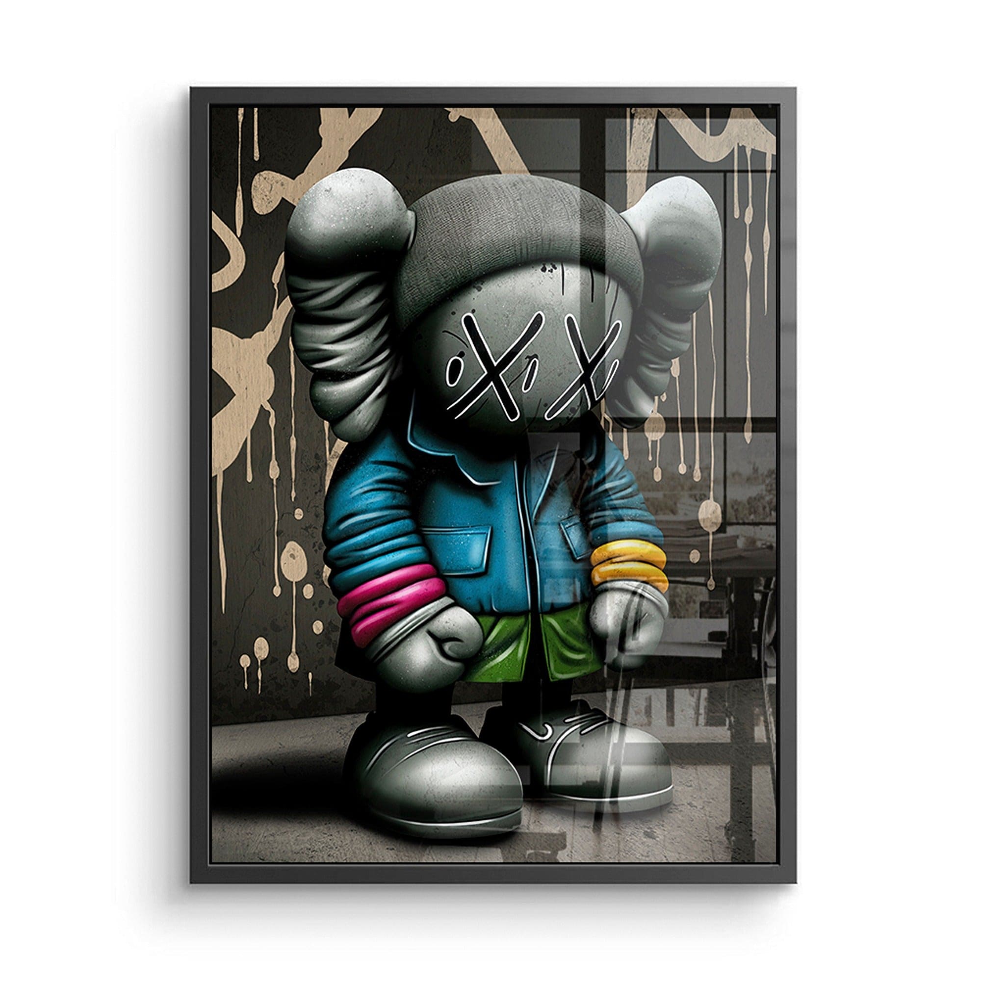 Kaws Urban Phantom Canvas Wall Art