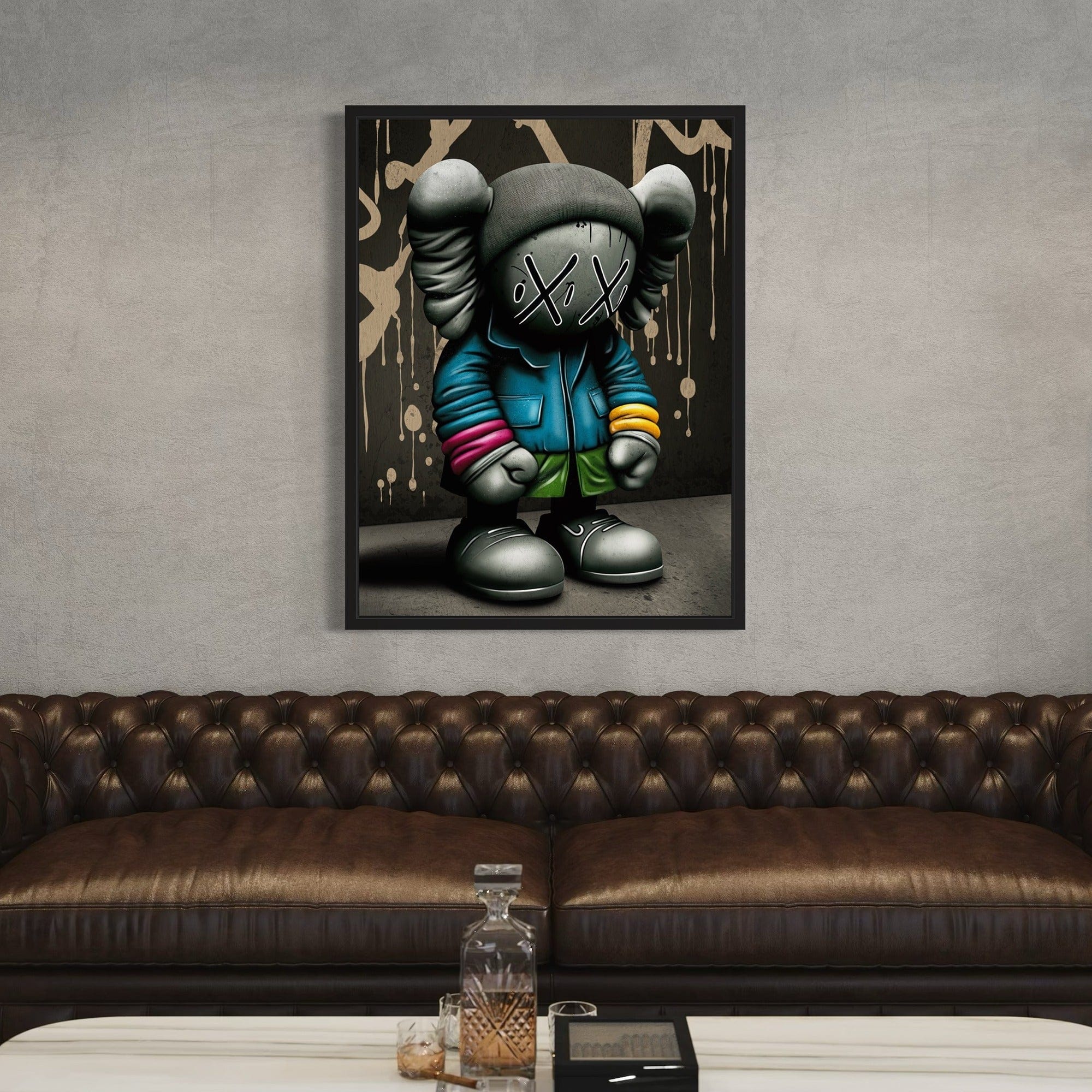 Kaws Urban Phantom Canvas Wall Art